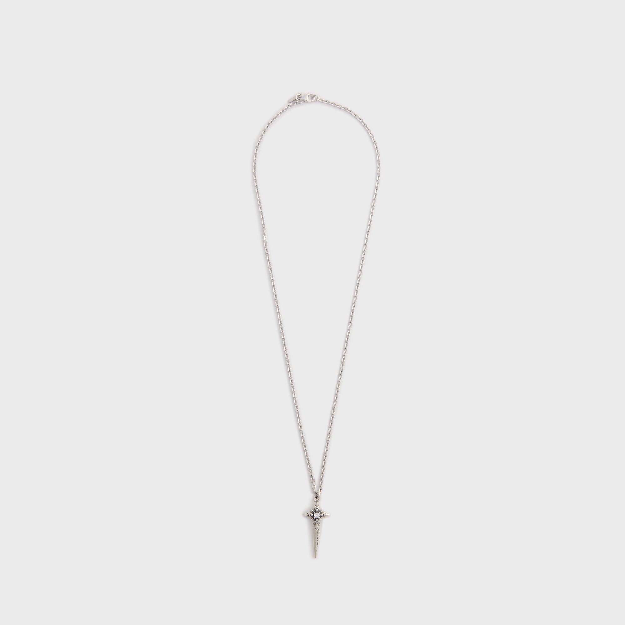 emanuele bicocchi 羽根モチーフ ネックレス Emanuele Bicocchi Star Wind Dagger Necklace - Silver – Kith