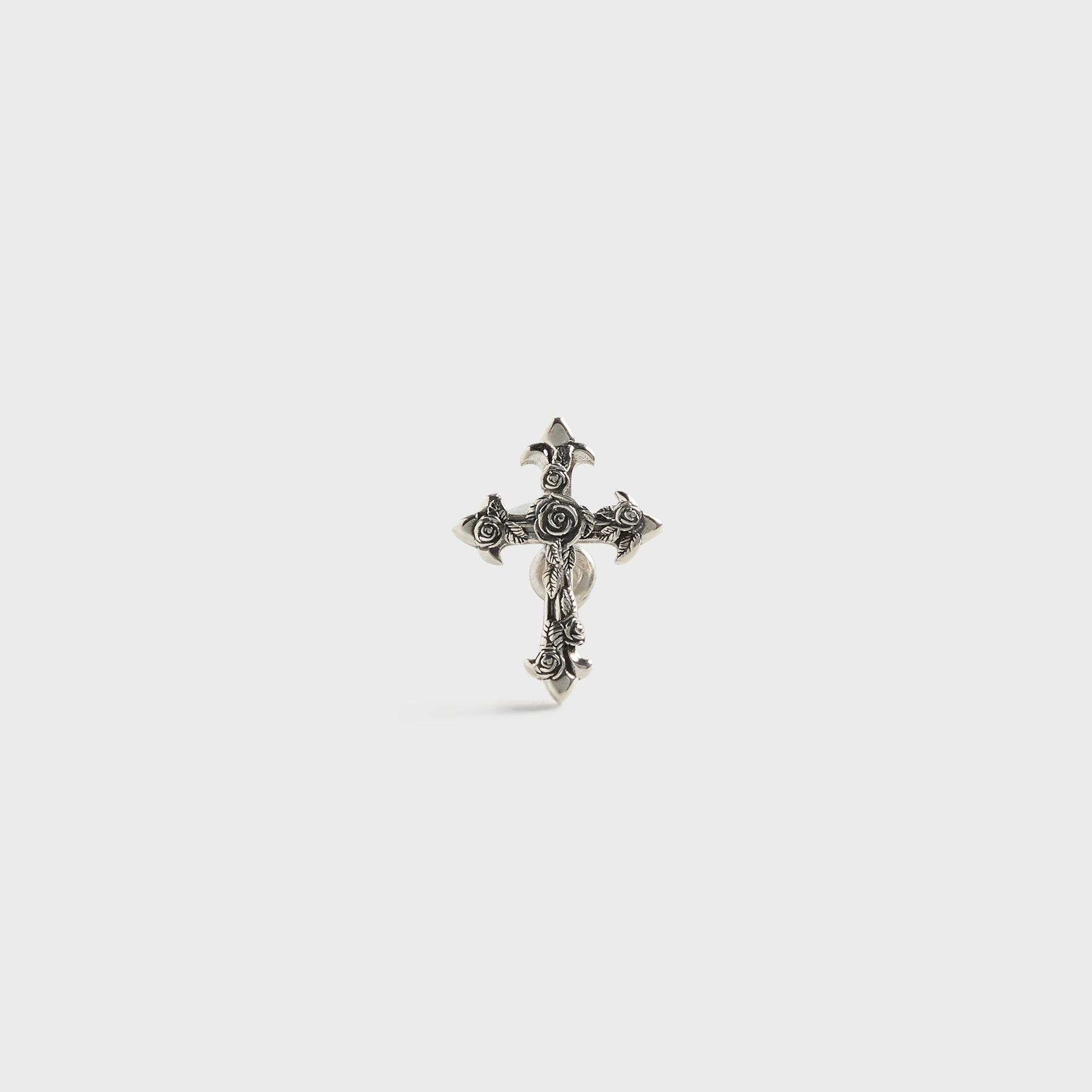 Emanuele Bicocchi Rose Stud Earring - Silver