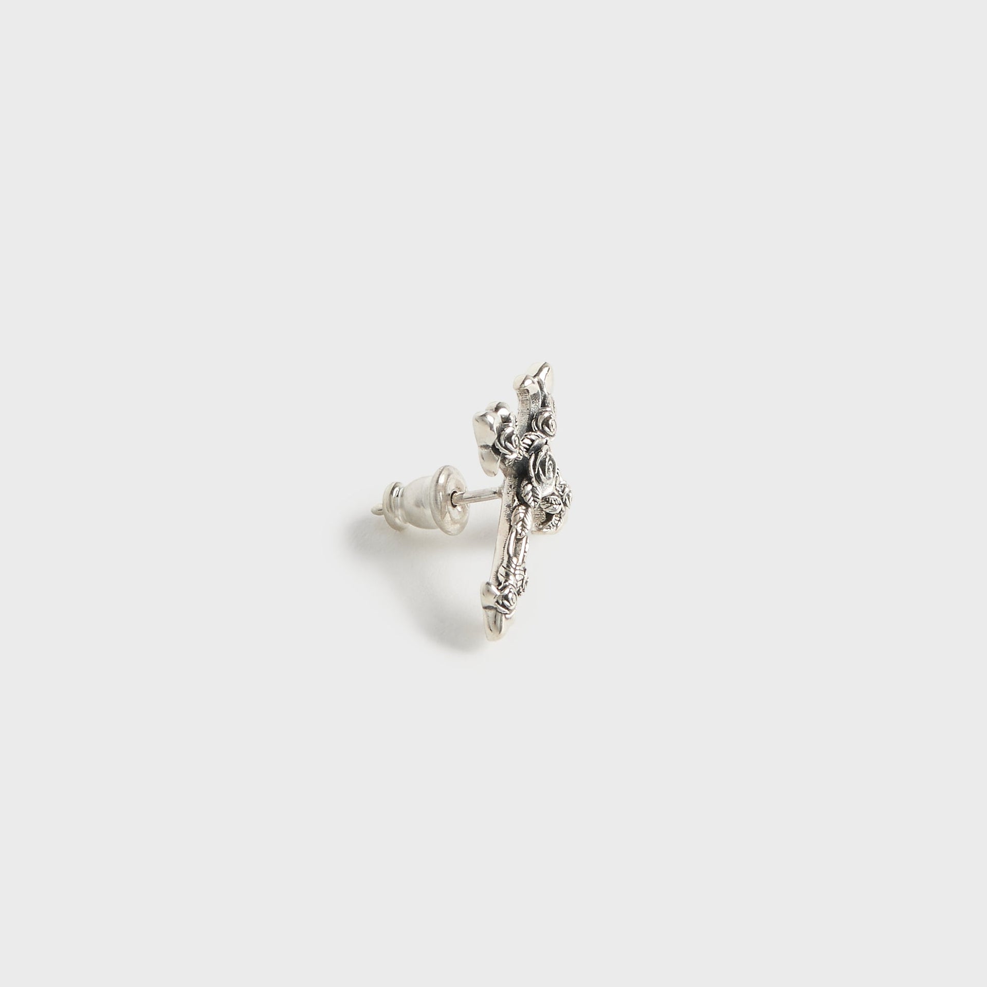 Emanuele Bicocchi Rose Stud Earring - Silver