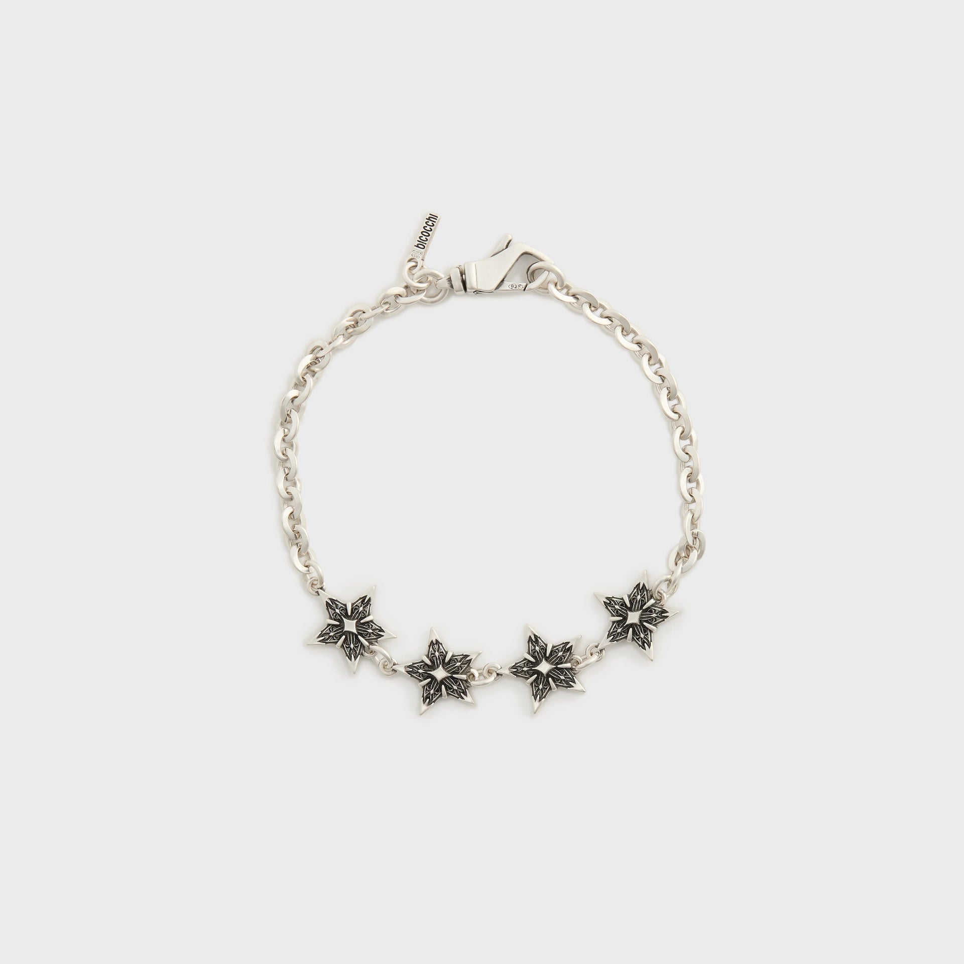 Emanuele Bicocchi Stella Notre Dame Small Bracelet - Silver
