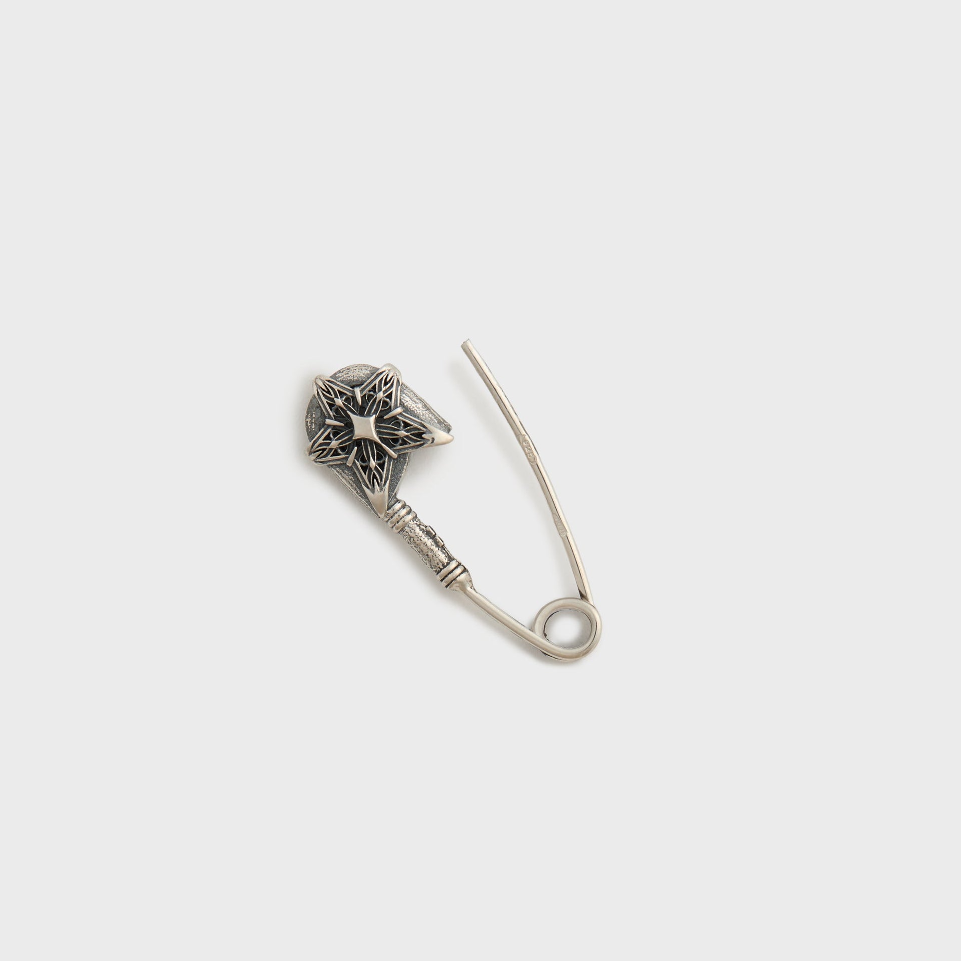 Emanuele Bicocchi Stella Notre Dame Pin Earring Small - Silver