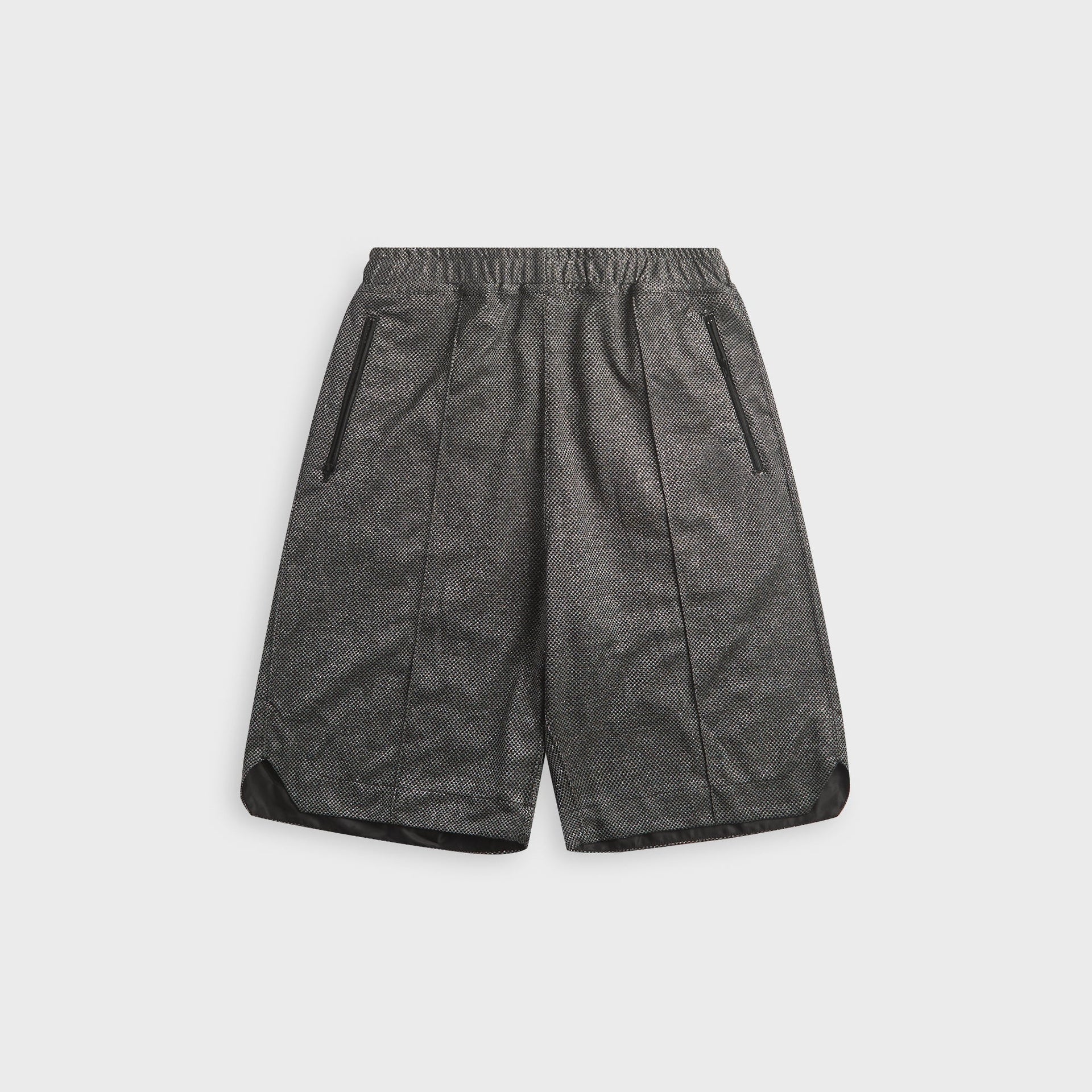 Engineered Garments Lurex Knit Jersey BB Short - Black / Silver