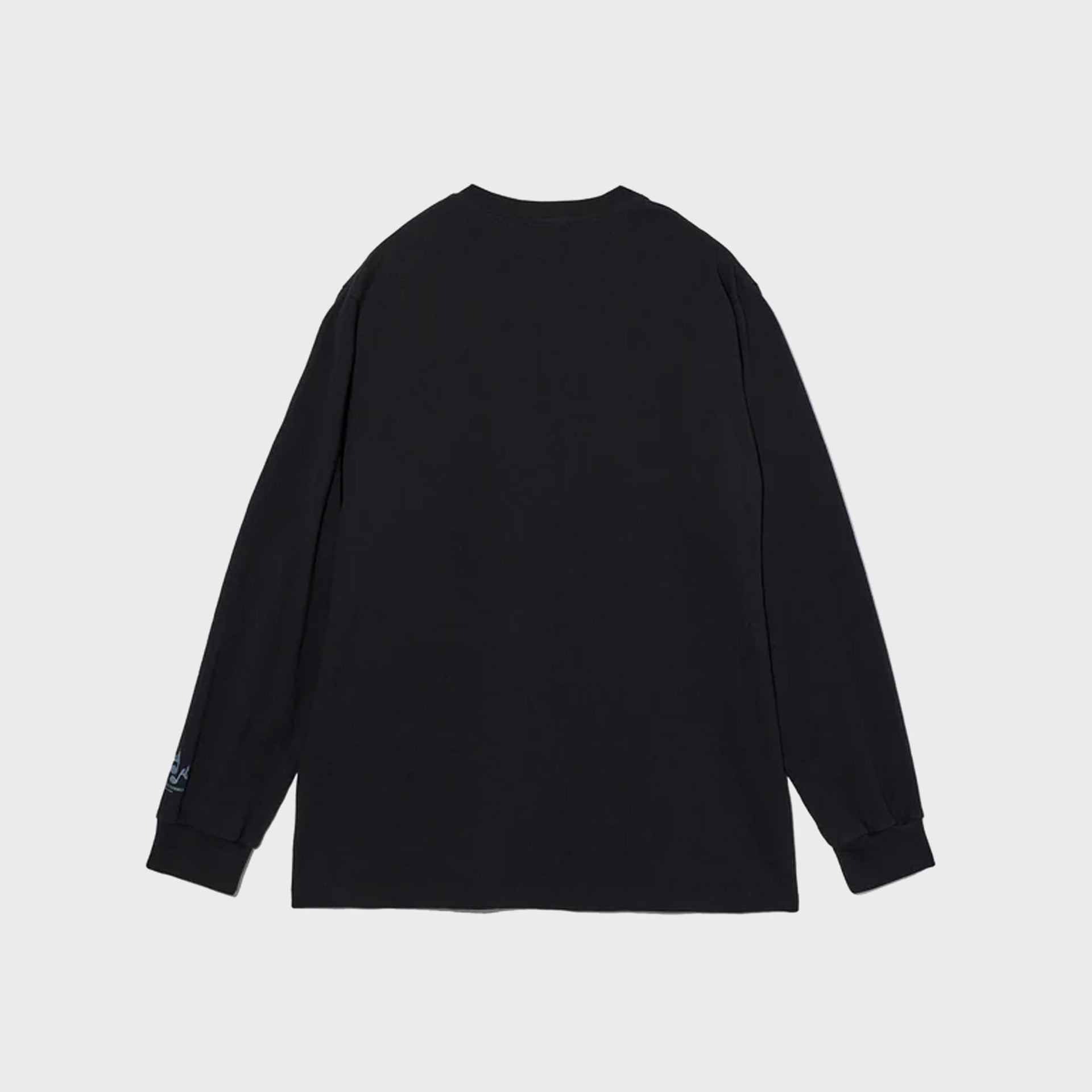 Engineered Garments Printed Cross Crewneck Long Sleeve Tee - Black
