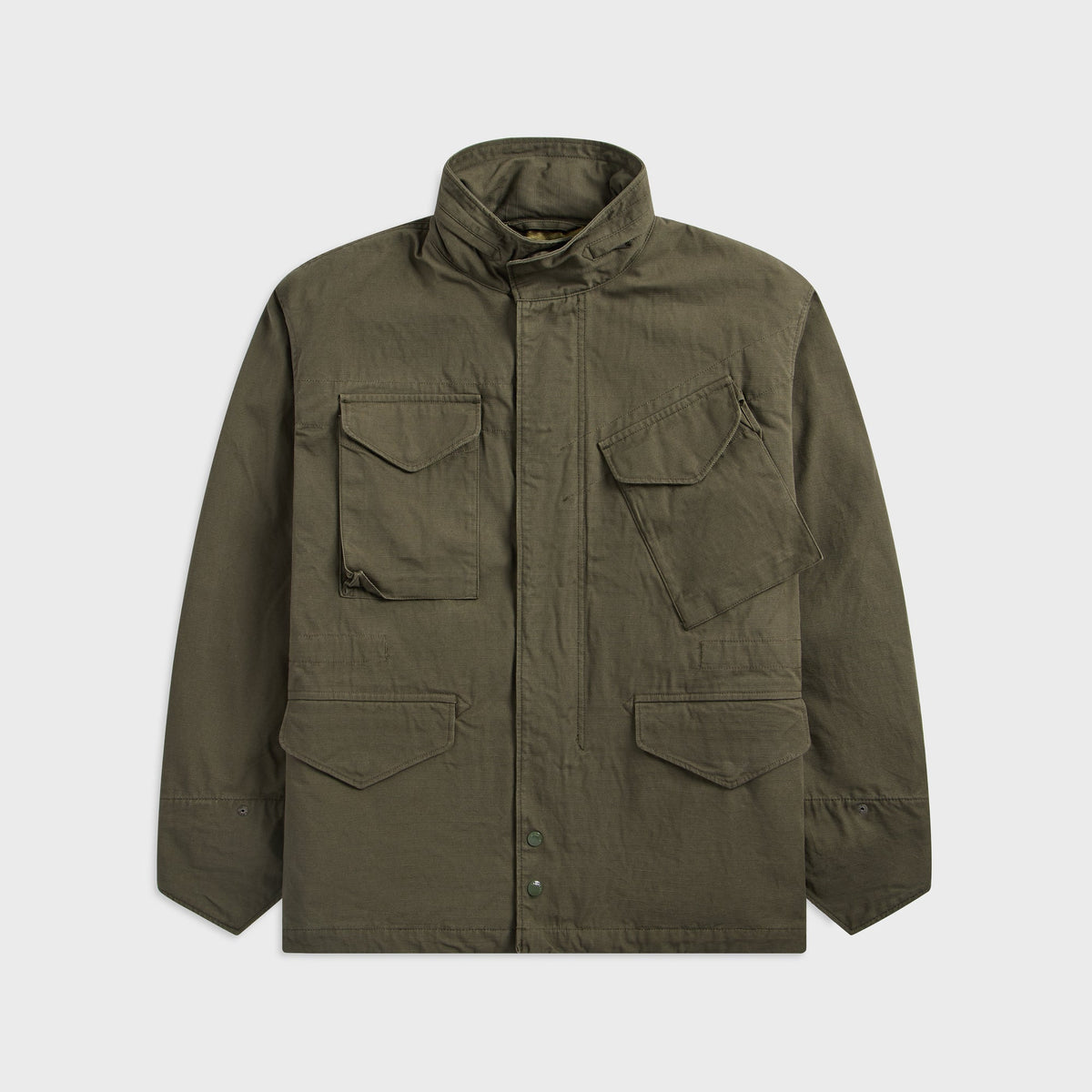 Engineered Garments M65 Field Jacket - Olive Heavyweight Cotton Ripstop