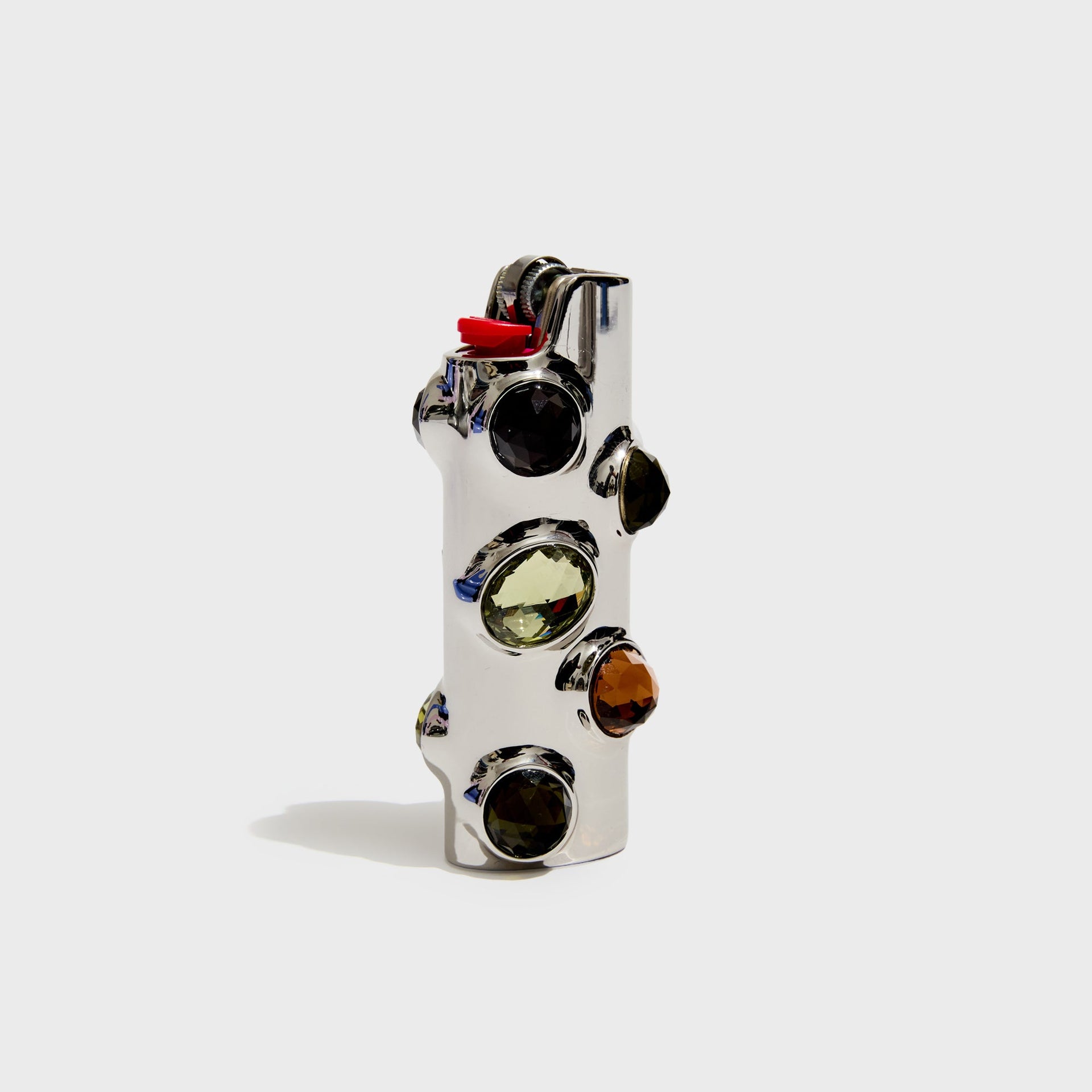 Edie Parker Gemstoned Lighter Case - Moss