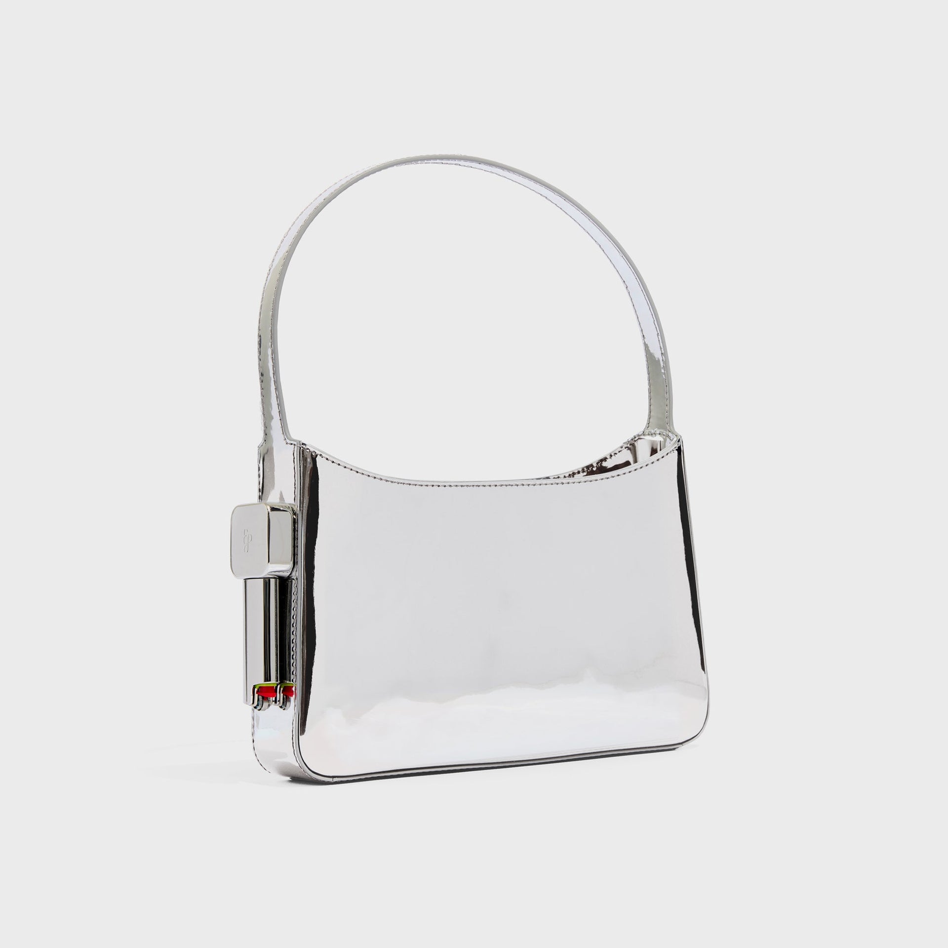 Edie Parker Burn Shoulder Bag - Silver Mirror