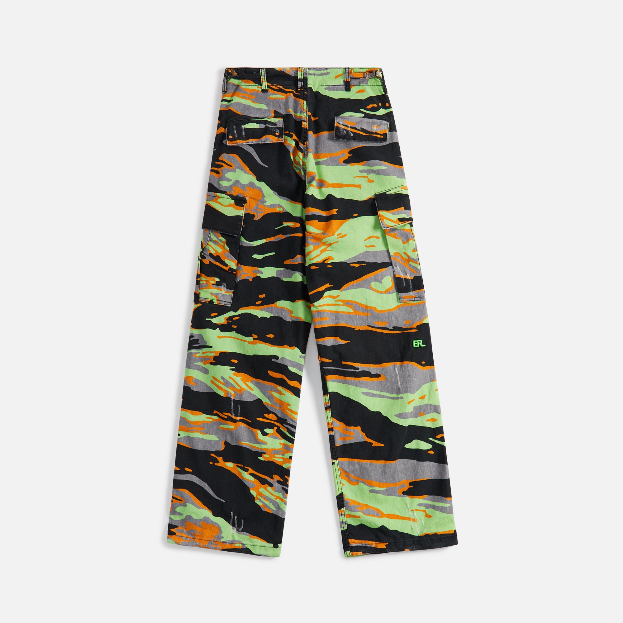 ERL Printed Cargo Pants - Green Rave Camo – Kith