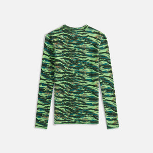 ERL Printed Thermal Shirt - Green Rave Camo