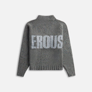 ERL Open Neck Dangerous Sweater cou - Grey