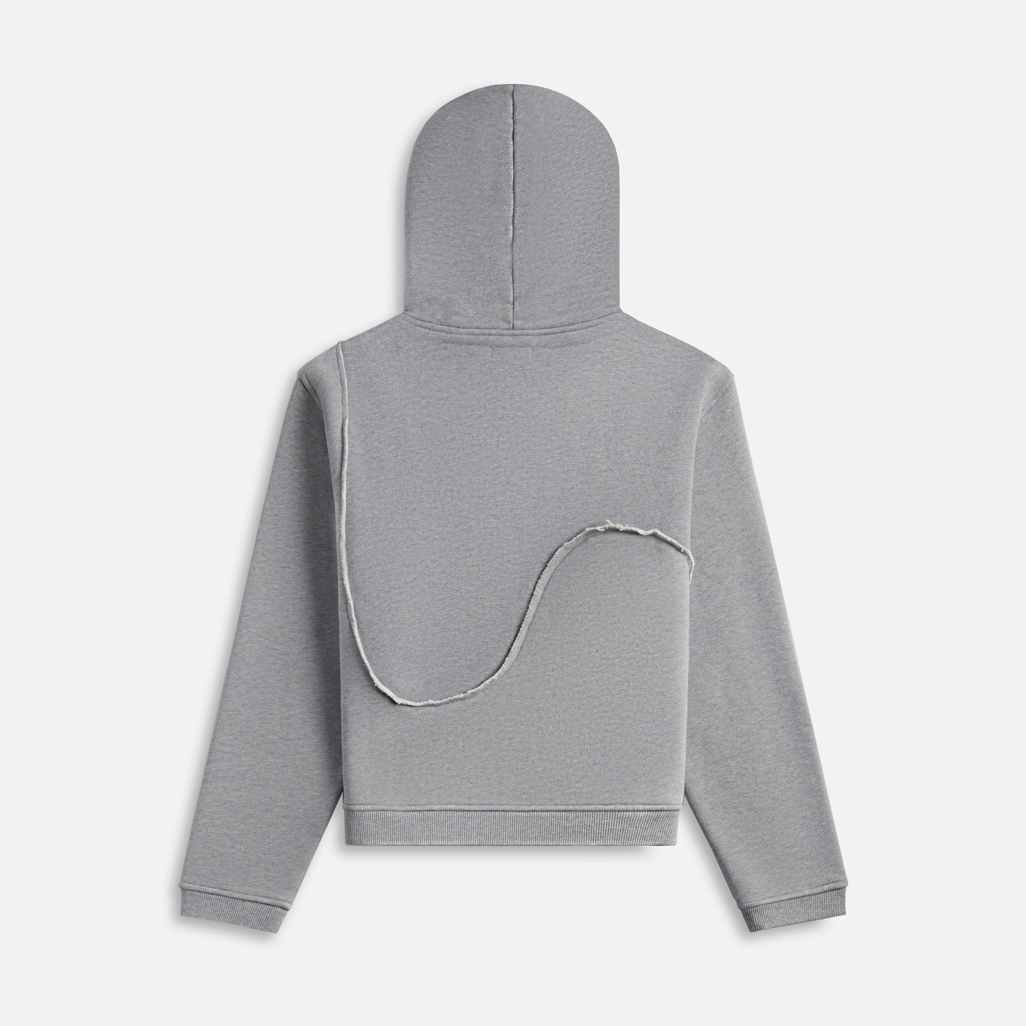 ERL Spiral Hoodie 短丈 ボックスシルエット ERL Swirl Zipped Hoodie - Grey – Kith