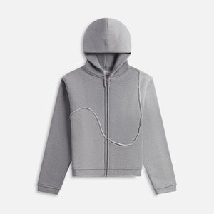 ERL Swirl Zipped jacket Hoodie - Grey