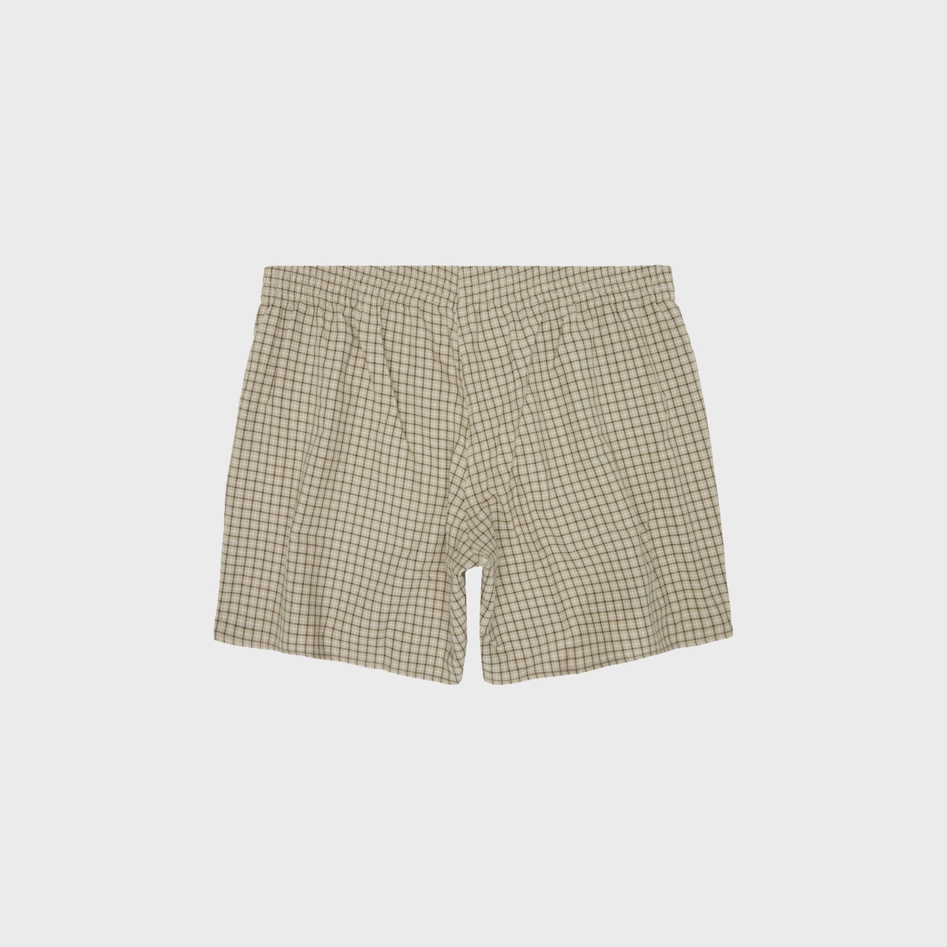 ERL Unisex Plaid Boxers - Beige Plaid