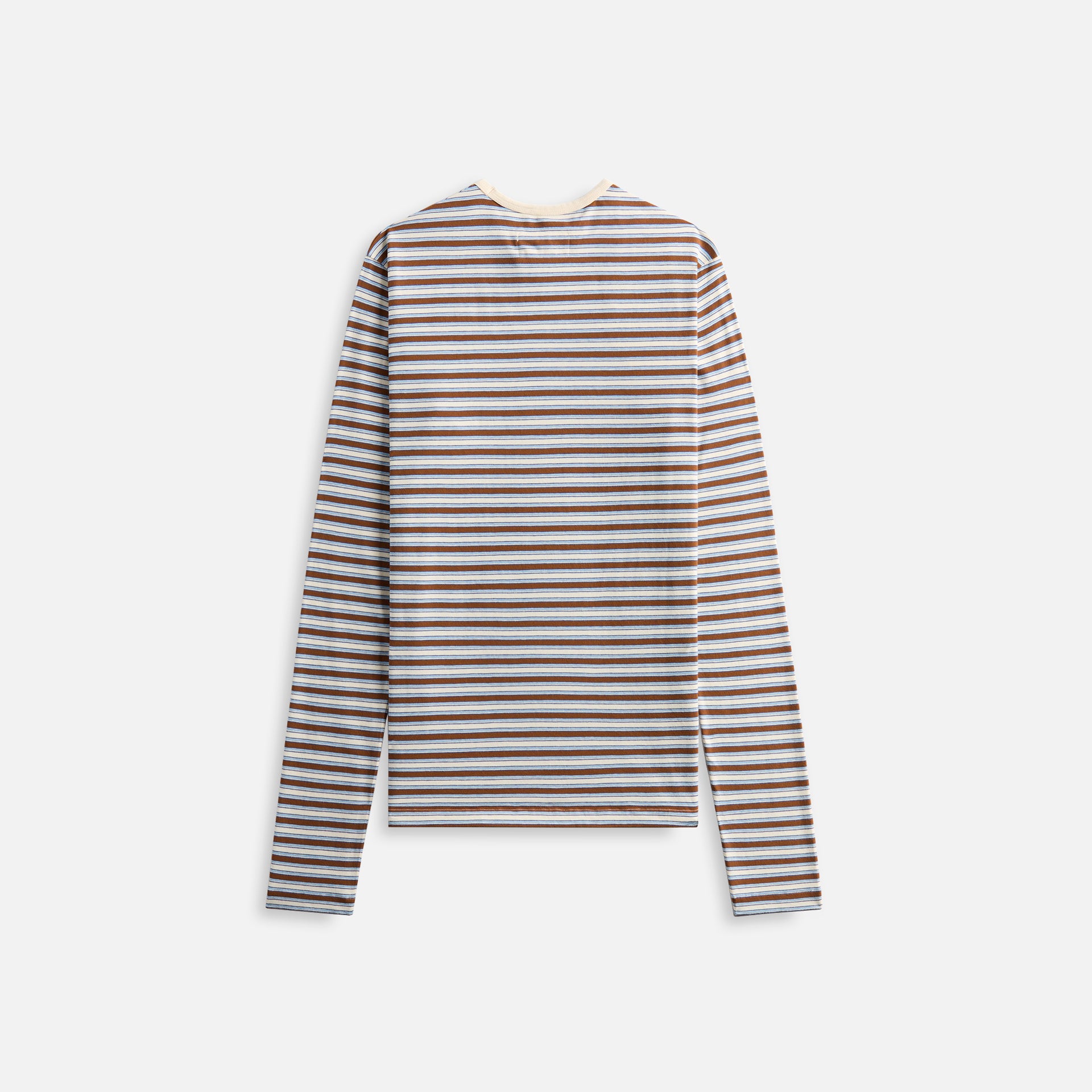 ERL Unisex Striped Long Sleeve Tee - Brown