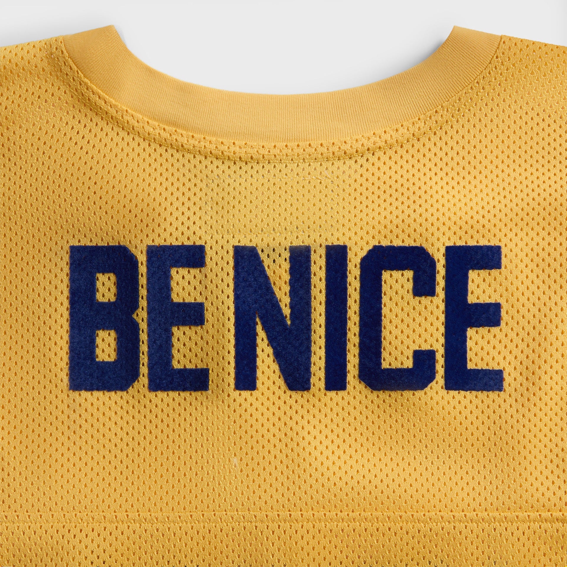 ERL Unisex Venice 76 Football Top in Yellow