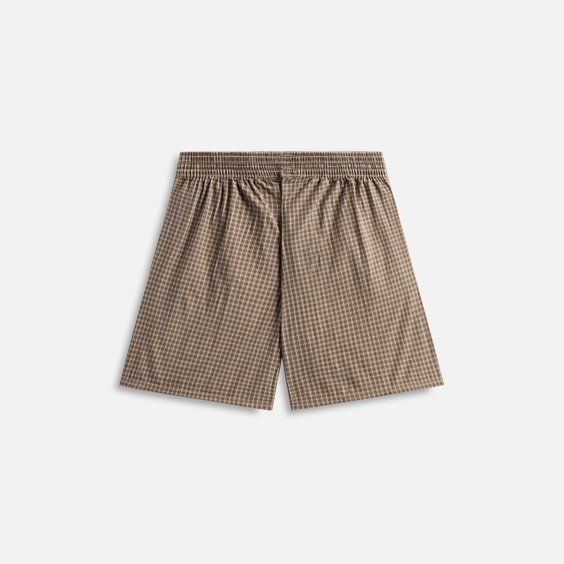 ERL Mini Plaid Boxers - Brown