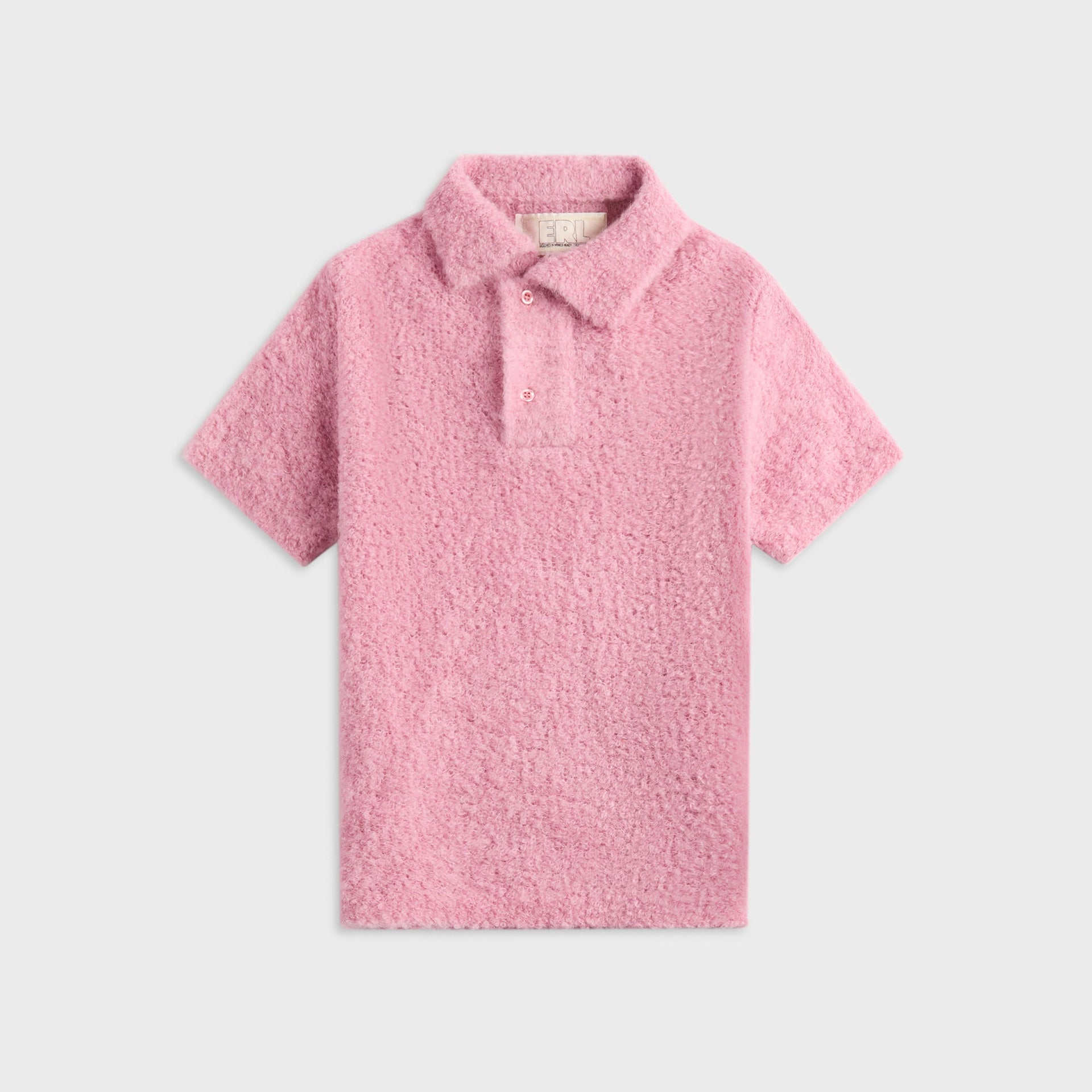 ERL Alpaca Polo Knit - Pink