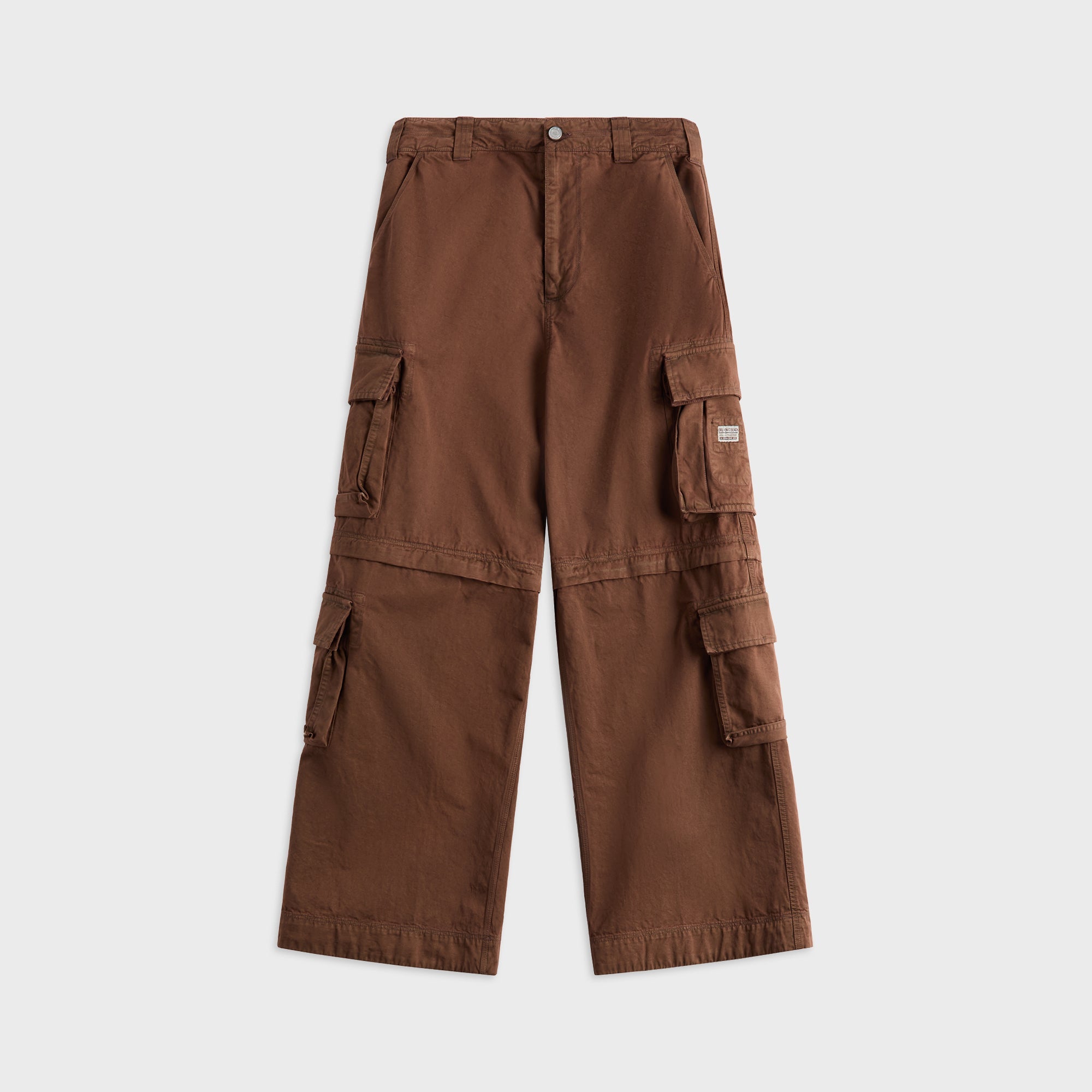 ERL Zip-Off Cargo Pants Woven - Brown – Kith