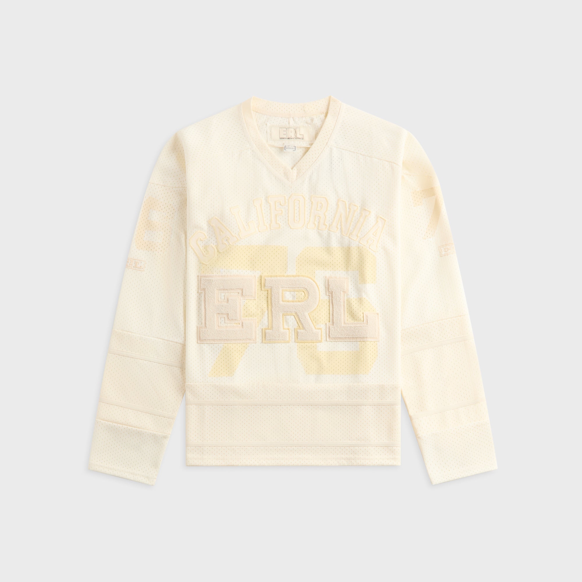 ERL California Hockey Jersey Knit - Off White – Kith