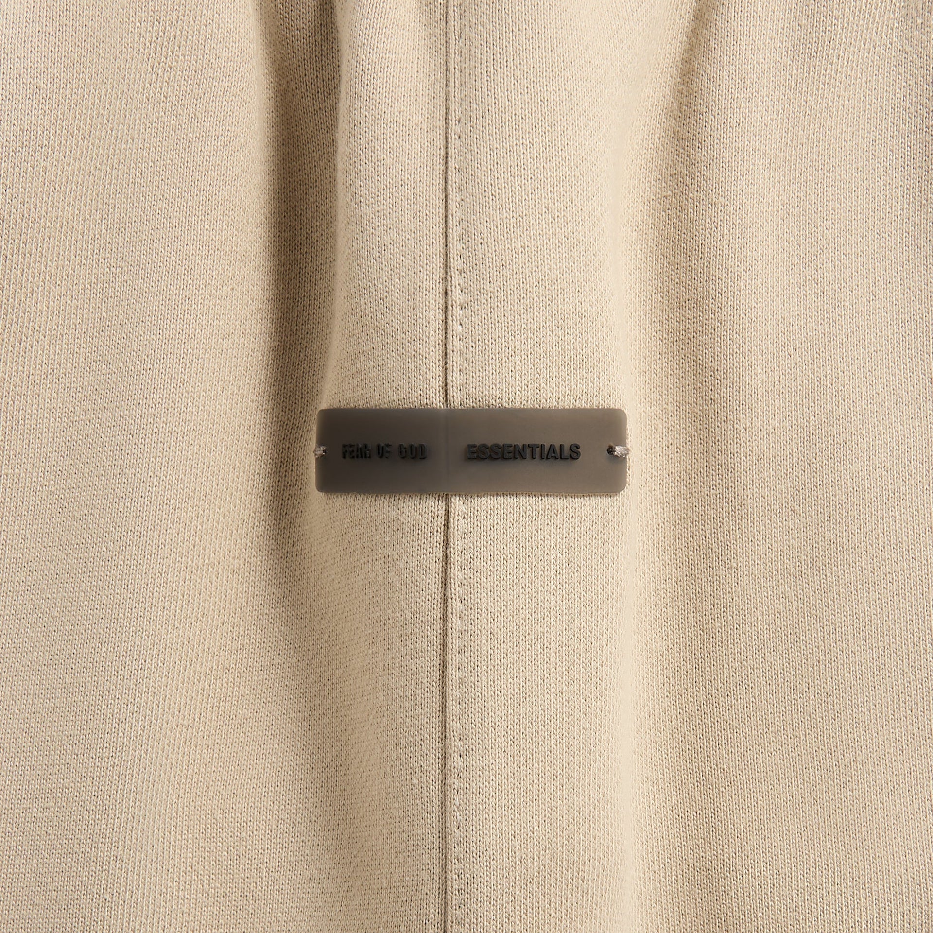 Essentials Relaxed Fleece Sweatpant With Piping in Timber / Cloud White