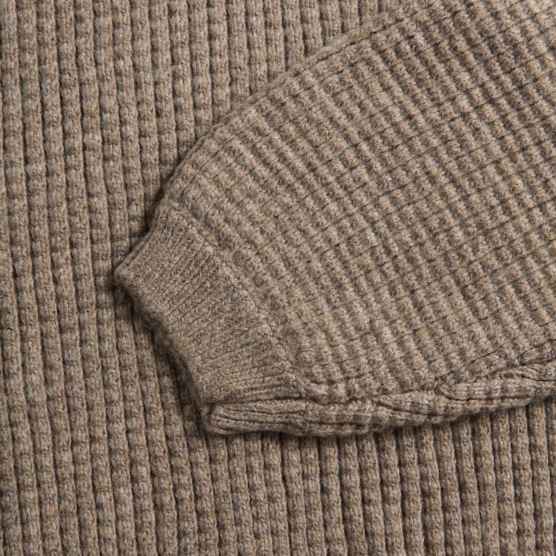 Essentials Heavy Waffle 90's Hoodie - Homestead Heather