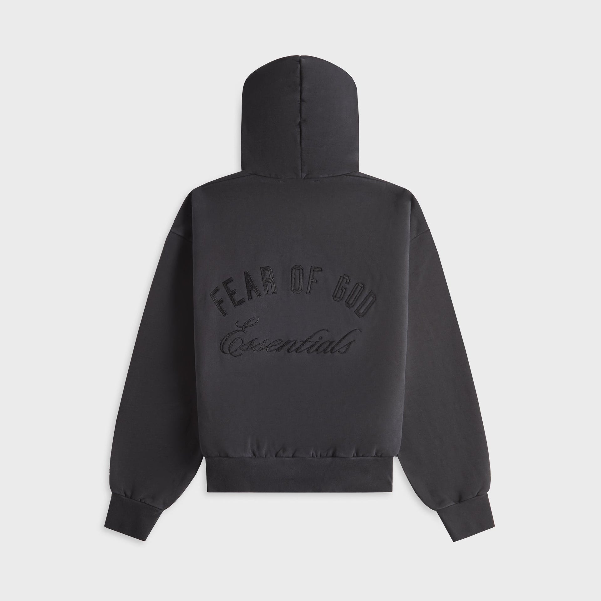 Essentials Classic Full Zip Hoodie - Vintage Black