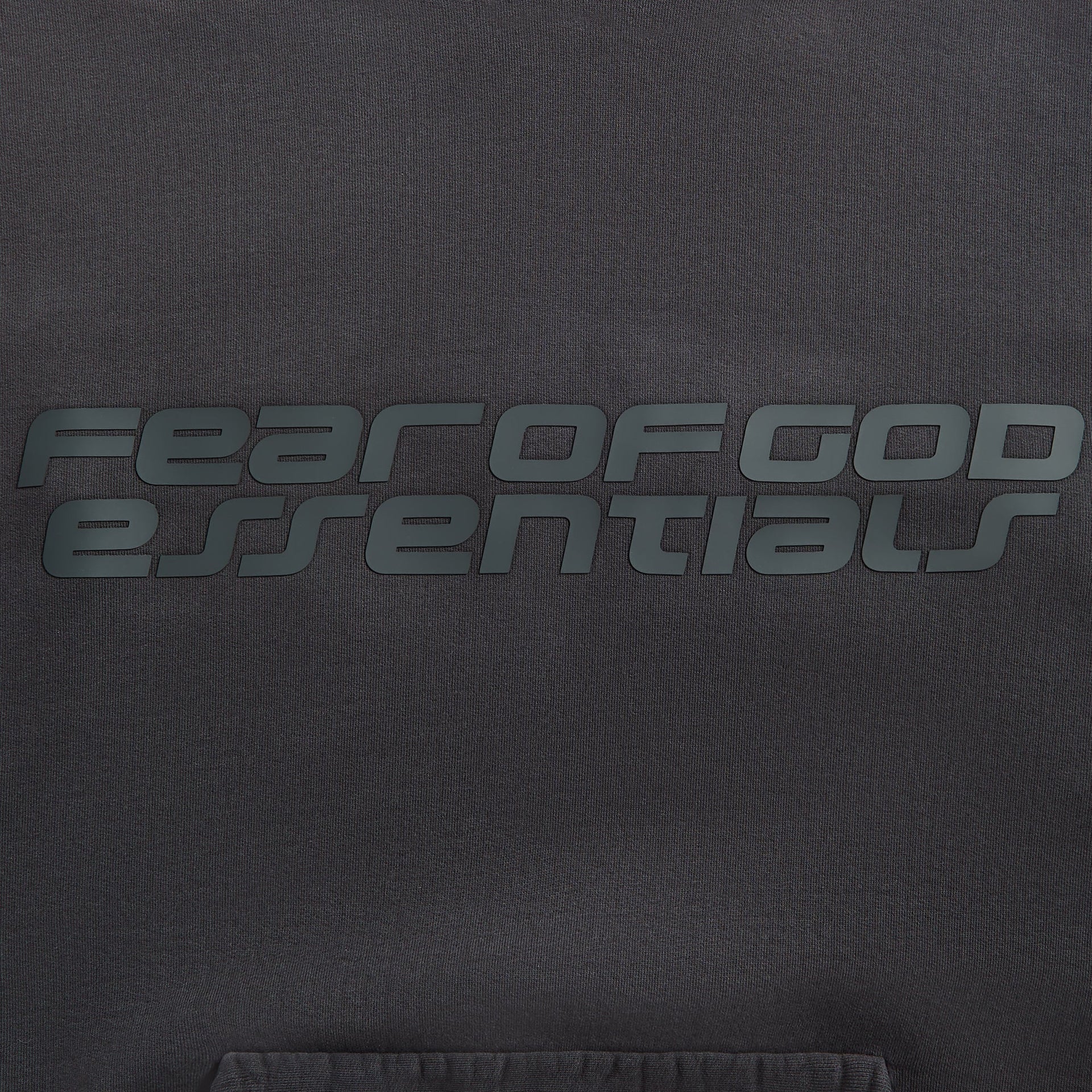 Essentials 90's Hoodie - Vintage Black