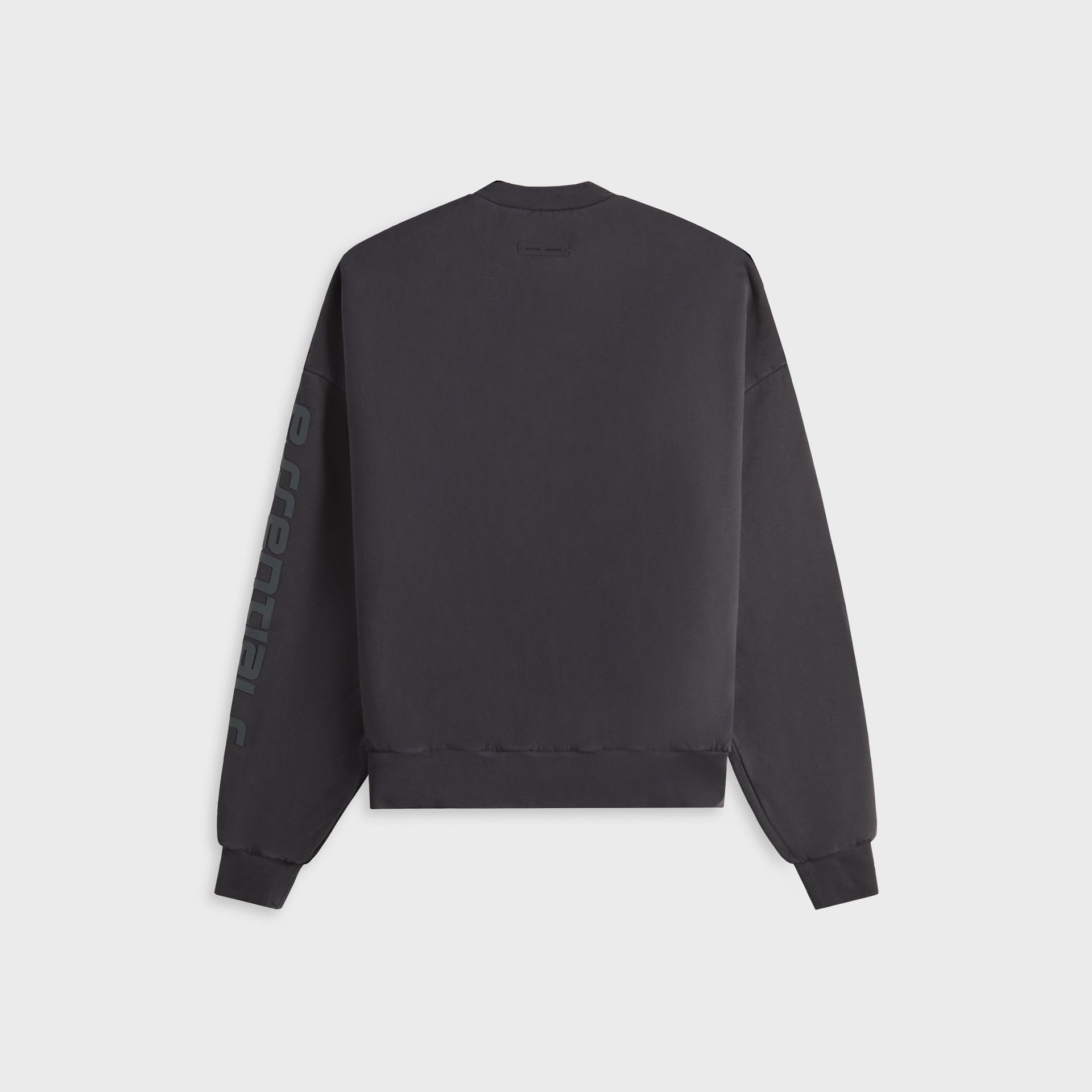 Essentials Cropped Relaxed Chicago Sweatshirt - Vintage Black