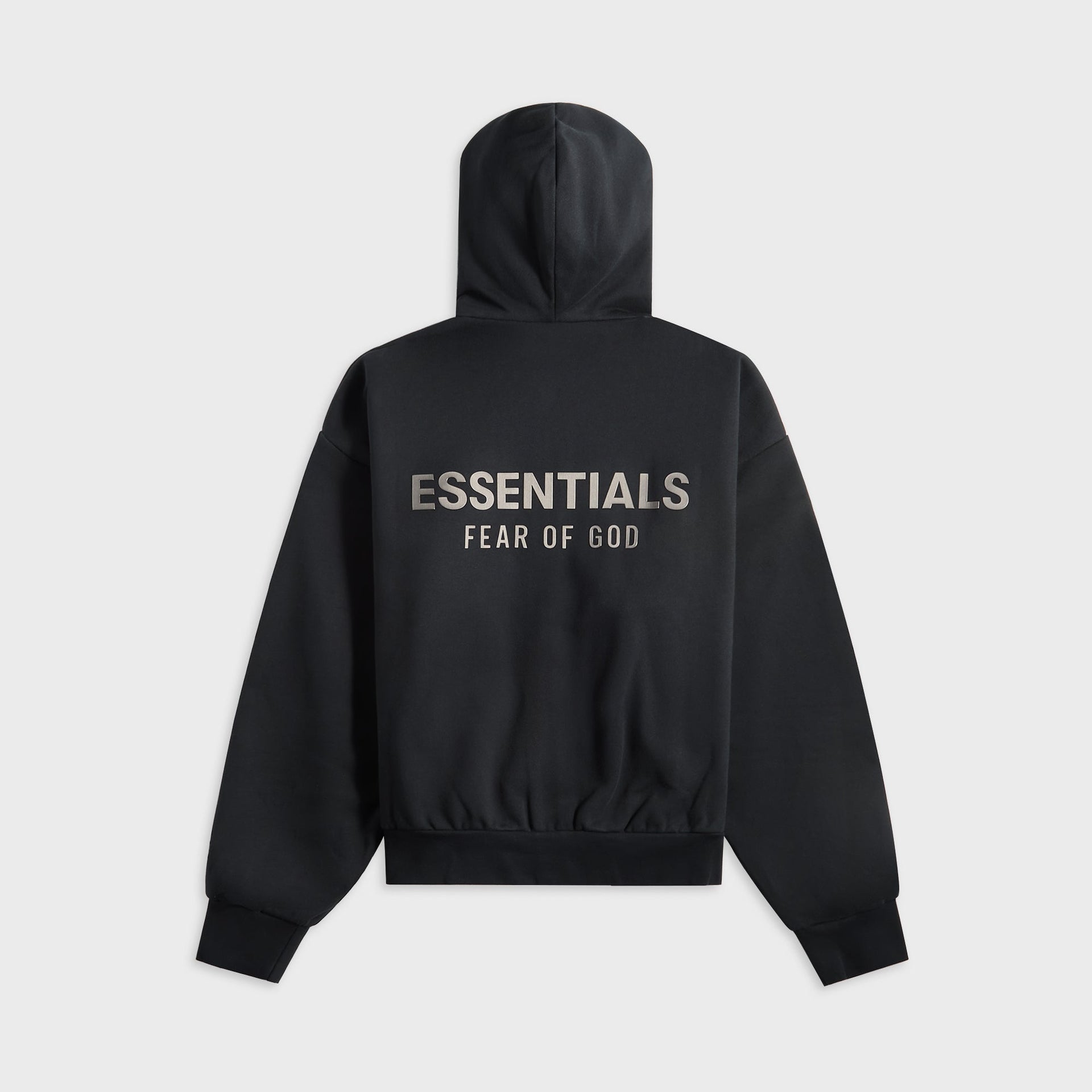 Essentials Classic Fit Fleece Zip-Up Hoodie - Jet Black
