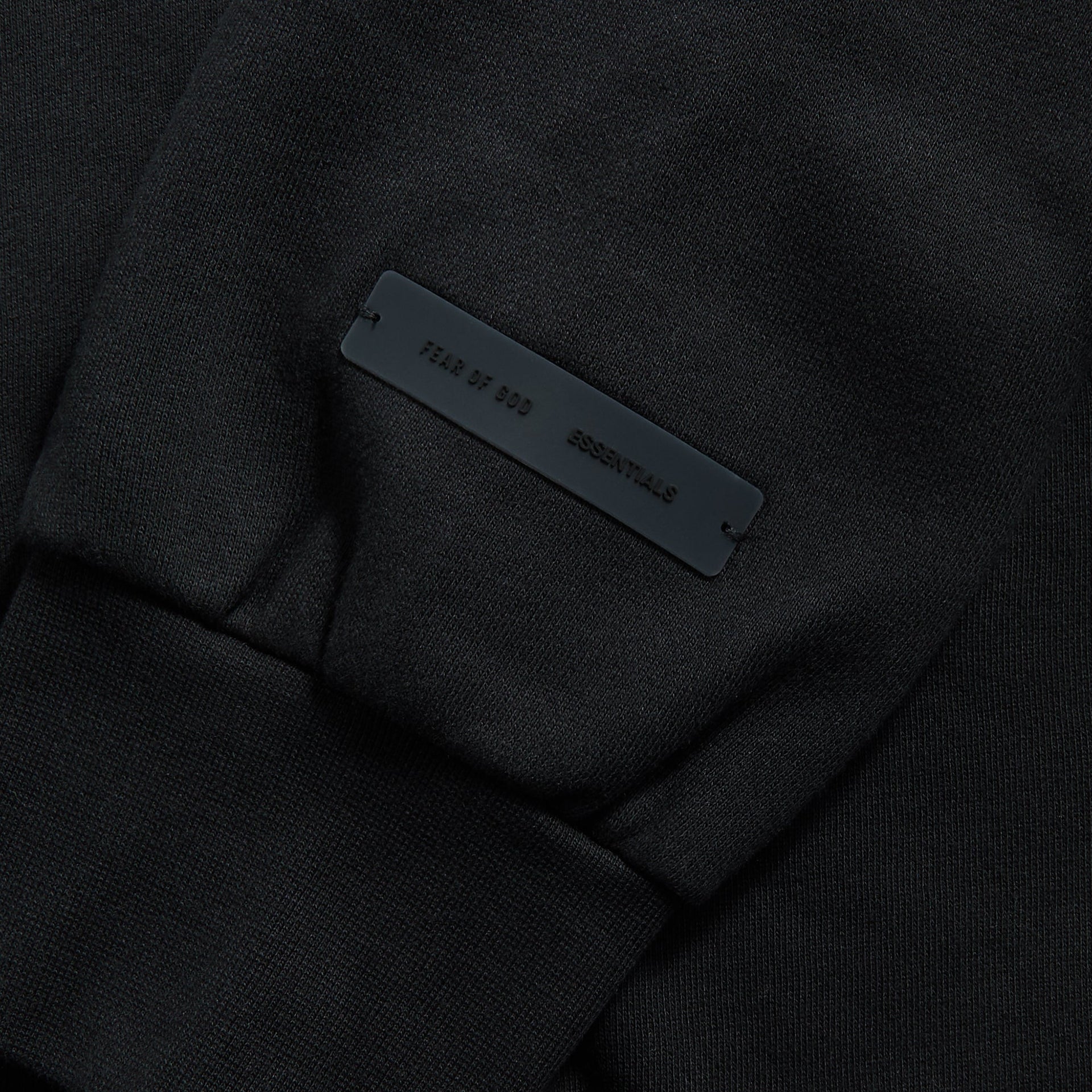 Essentials Classic Fit Fleece Zip-Up Hoodie - Jet Black