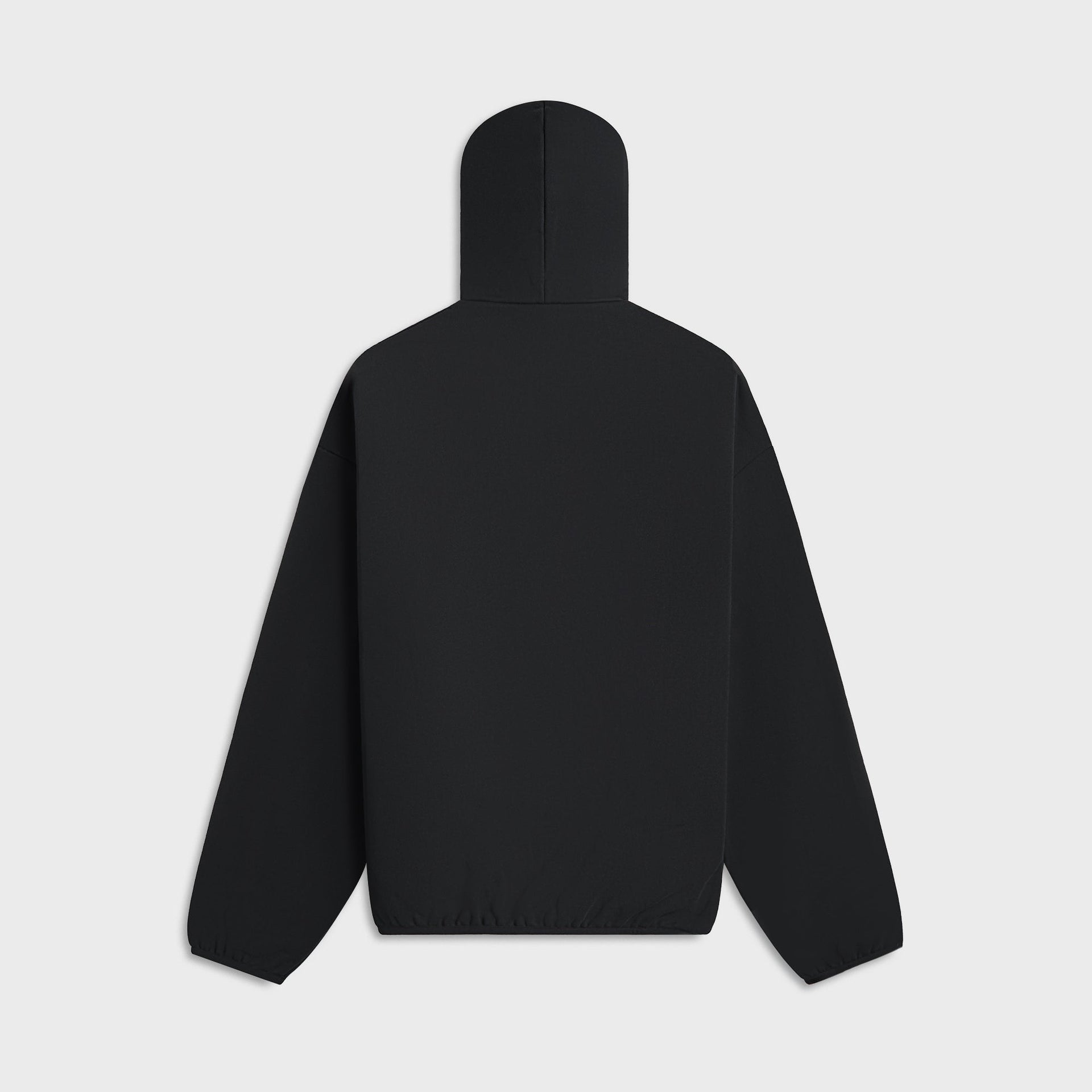 Essentials Modern Fit Fleece Hoodie in Jet Black