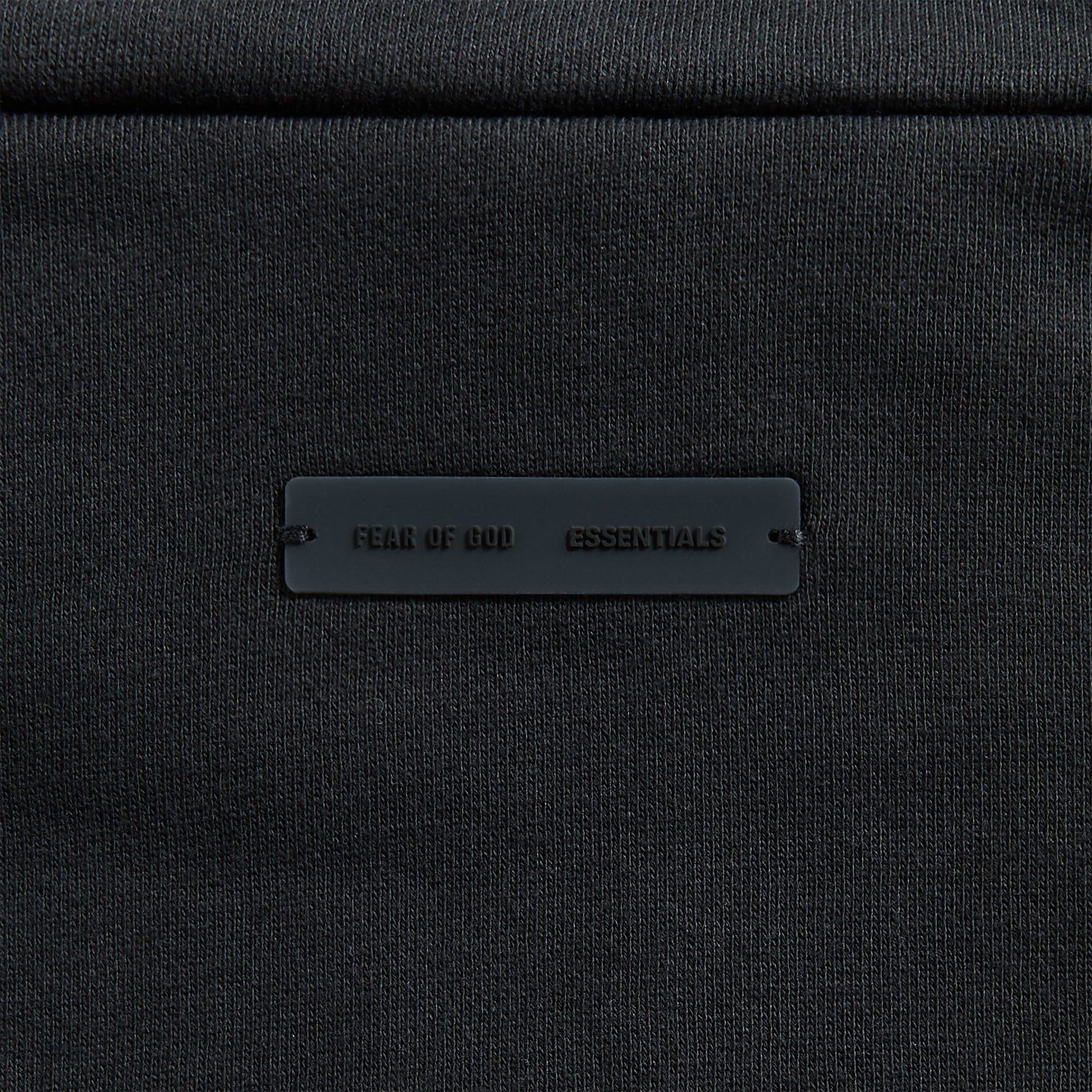 Essentials Modern Fit Fleece Track Jacket - Jet Black / Cloud White