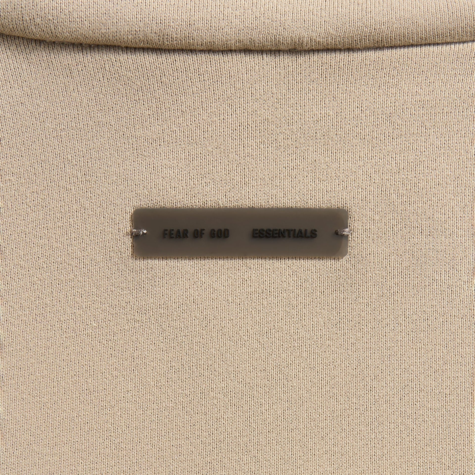 Essentials Modern Fit Fleece Track Jacket in Timber / Cloud White