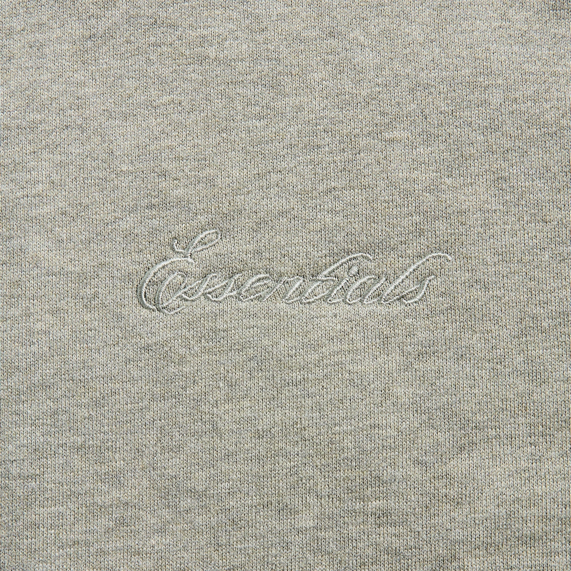 Essentials Modern Fit Fleece Track Jacket in Concrete Heather / Black