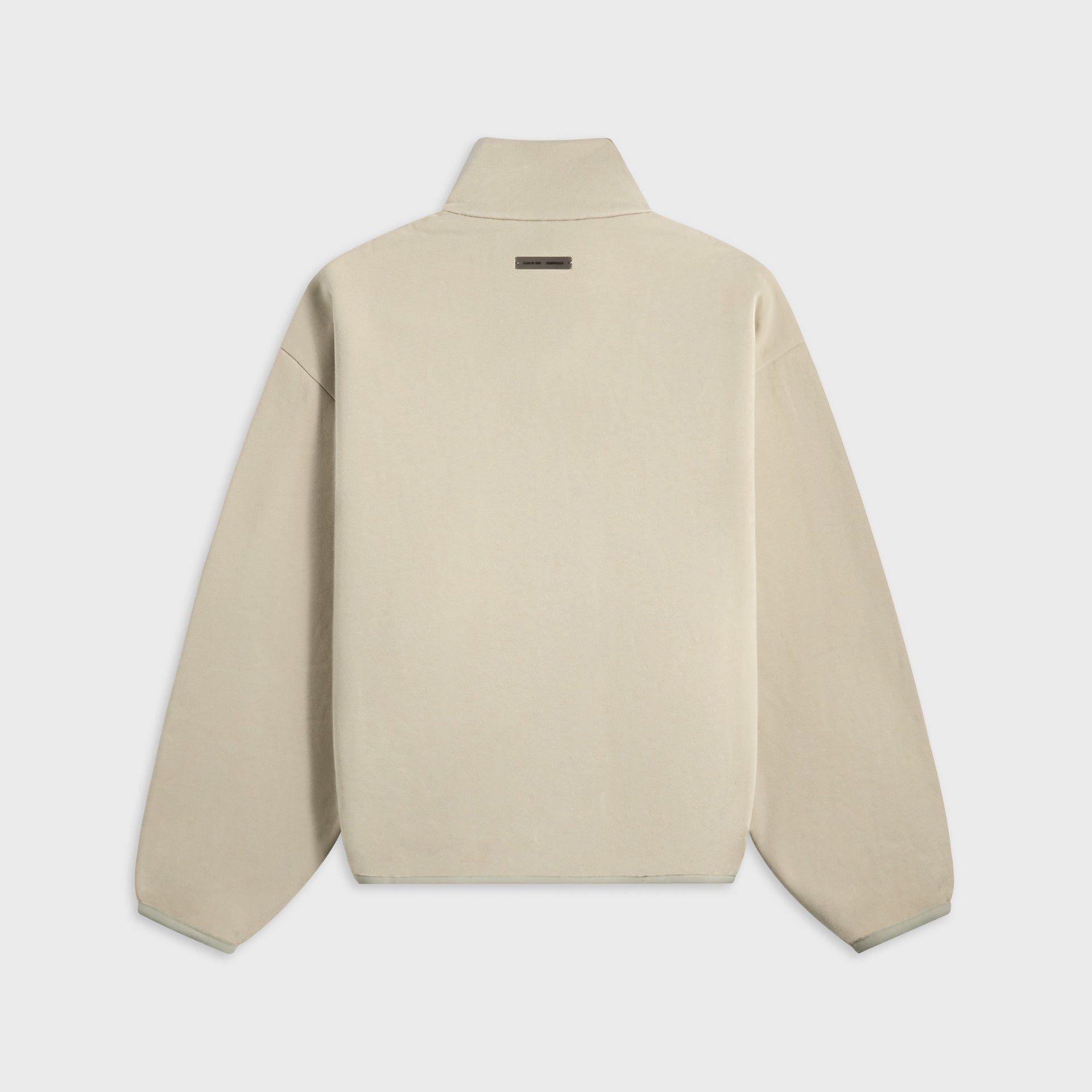 Essentials Modern Fit Fleece Track Jacket - Abbey Stone