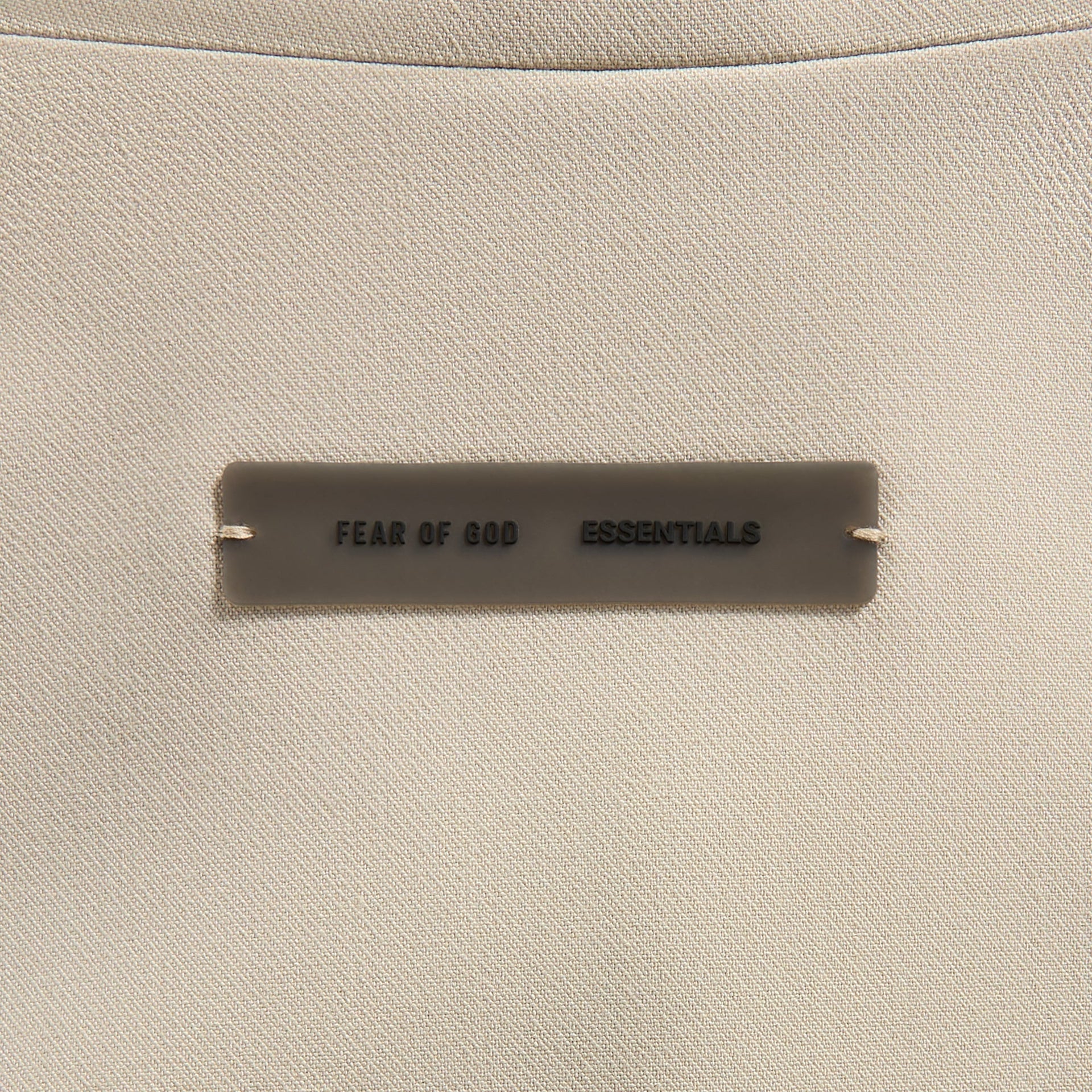 Essentials Bonded Canvas ZipinUp Jacket in Timber