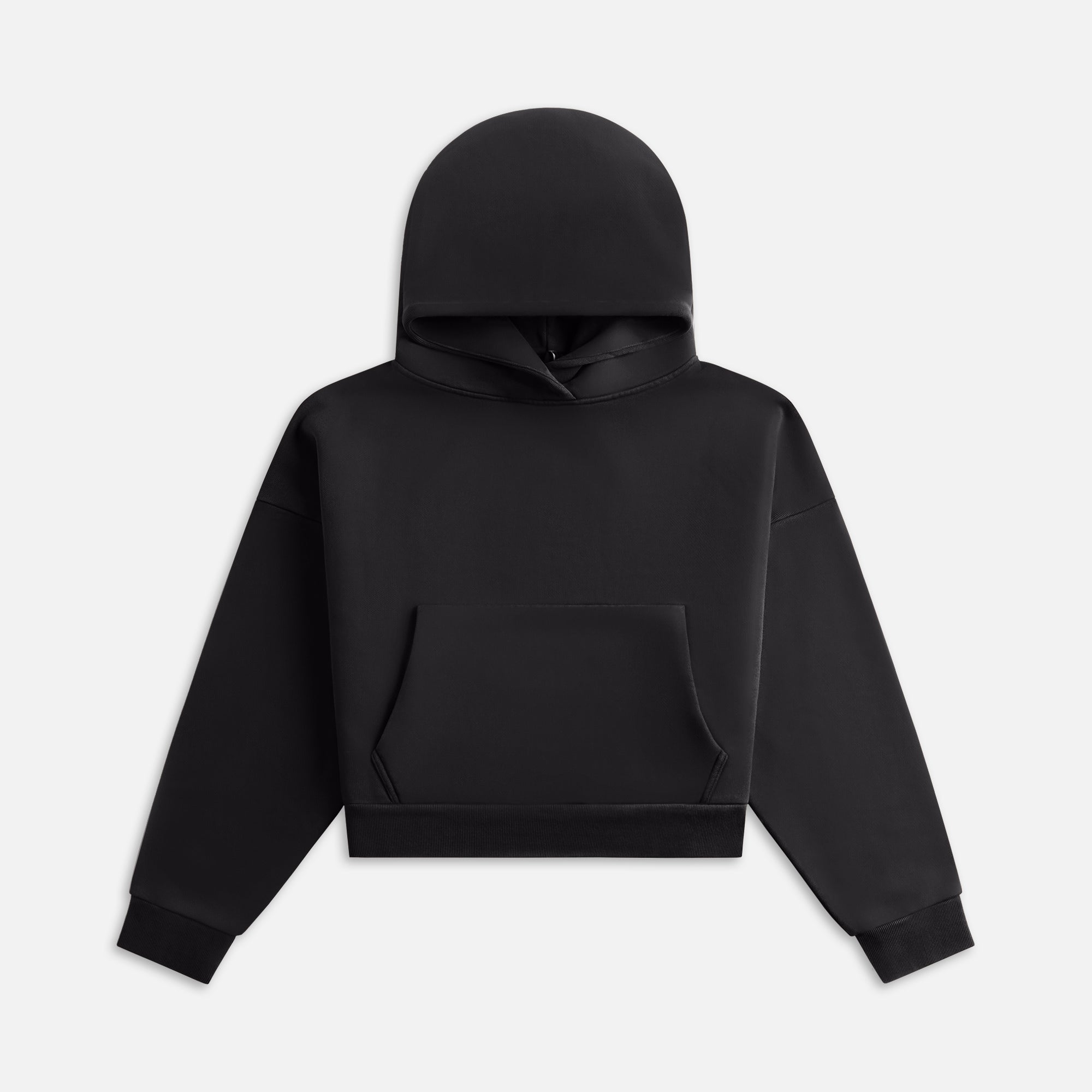 Cropped black KITH shops hoodie!