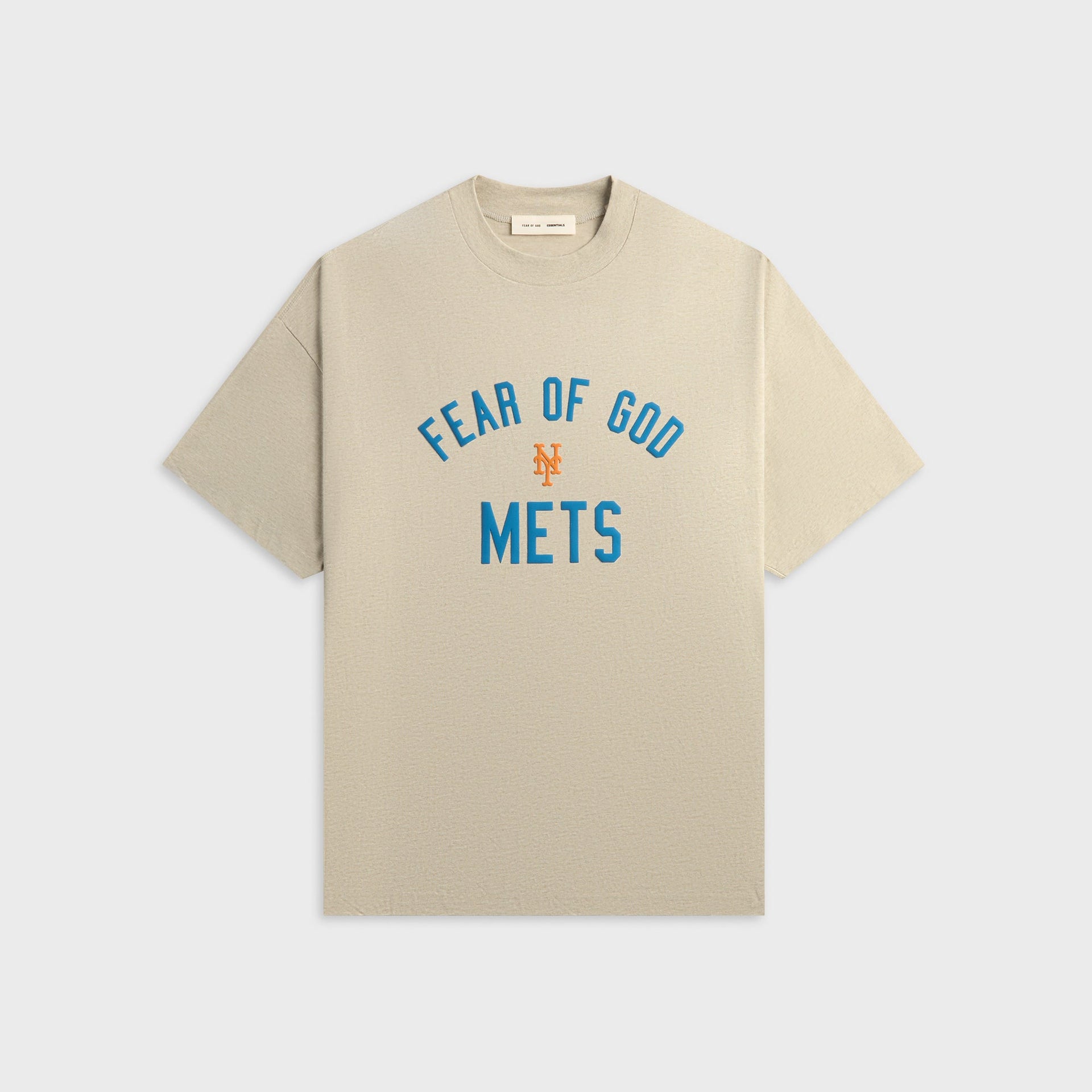 Essentials Mets 90s Fit Tee - Heather Stone