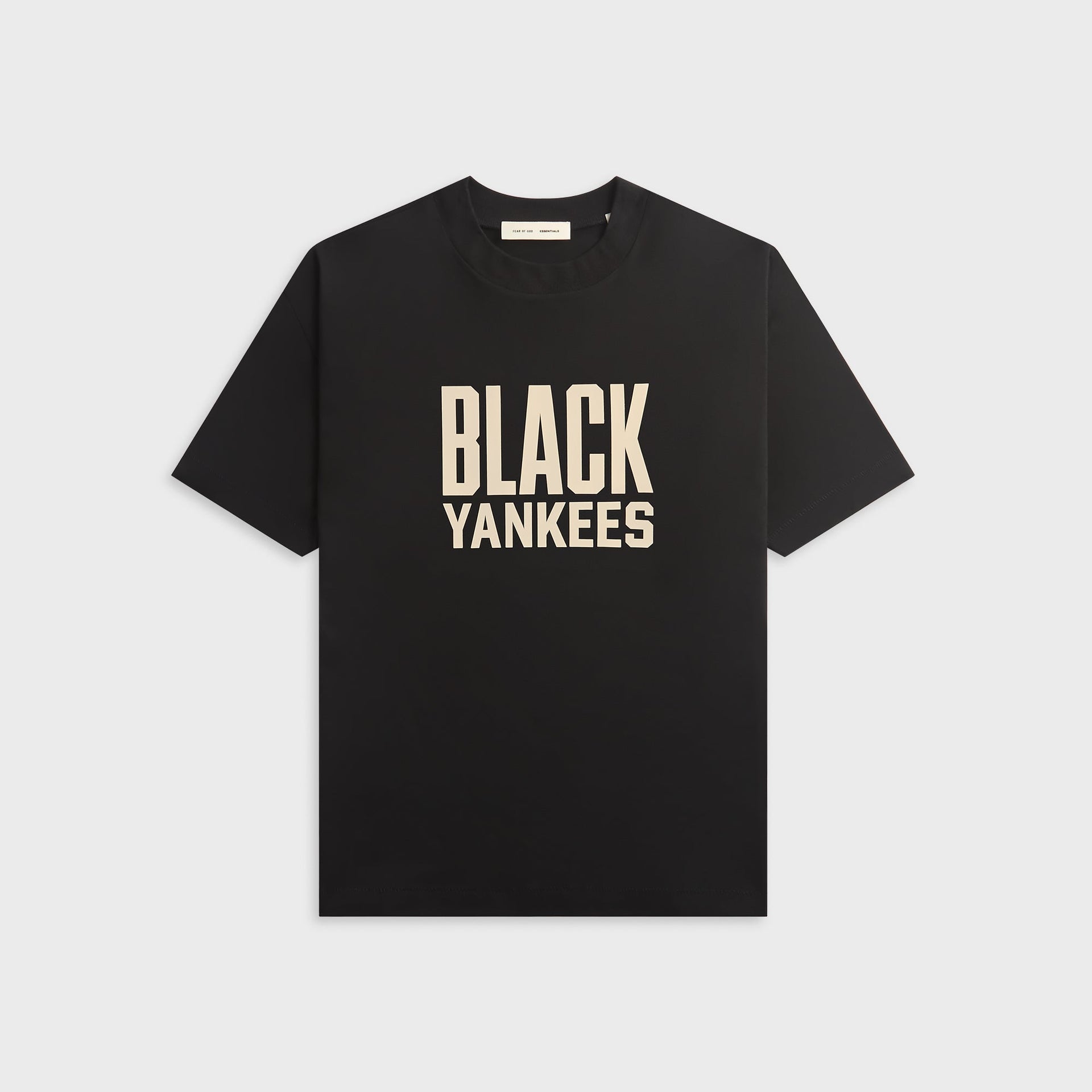 Essentials Black Yankees Classic Crewneck Tee - Black