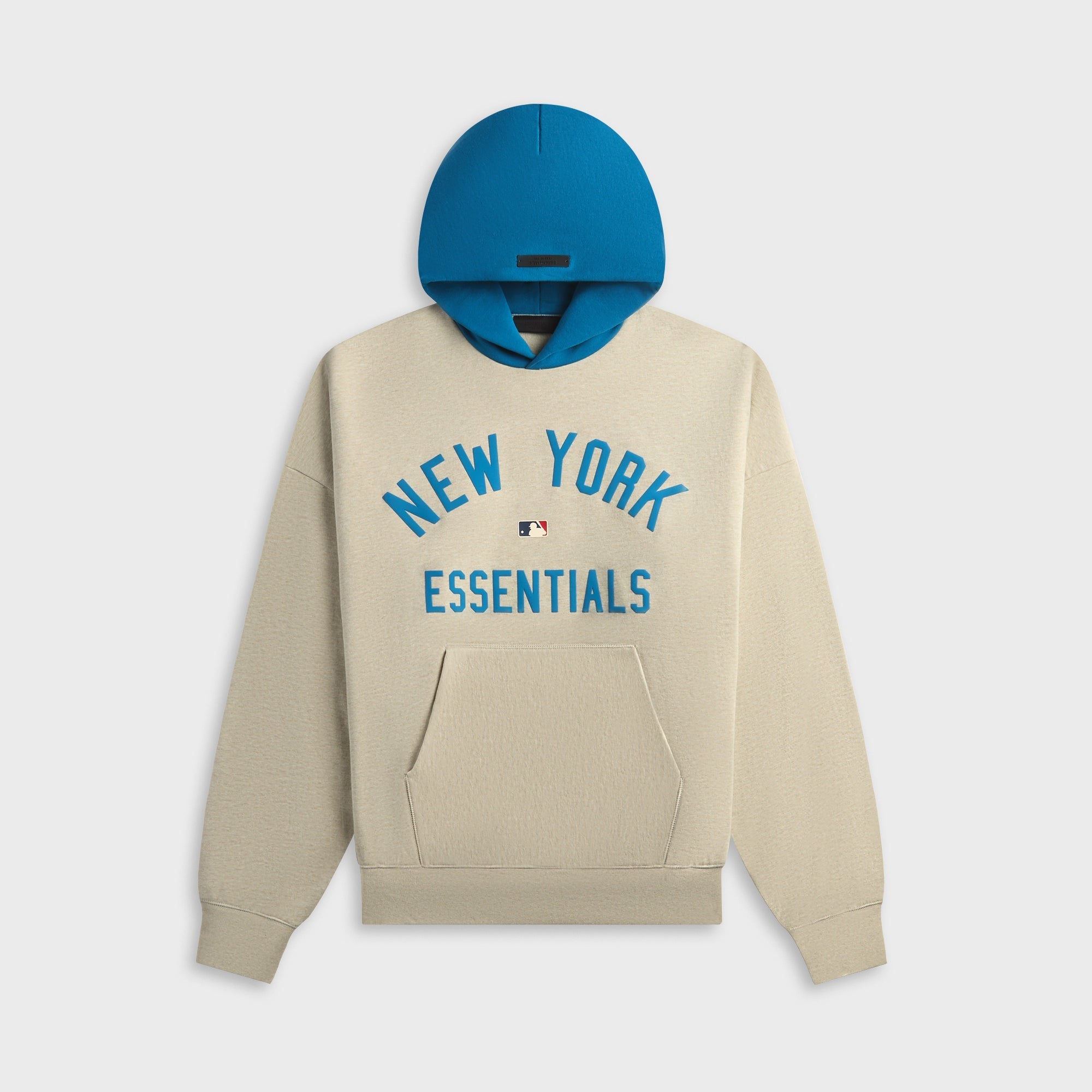 Essentials Mets Sport Hoodie - Heather Stone / Black – Kith