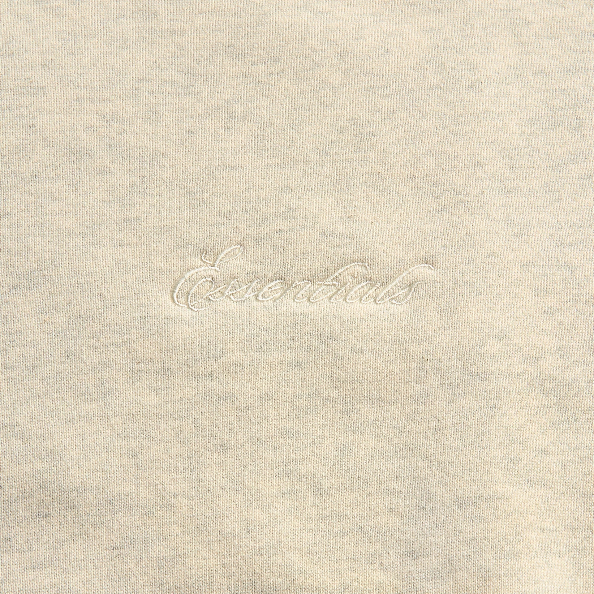 Essentials Signature 90s Polo Sweatshirt - Oatmeal Heather / Light Heather