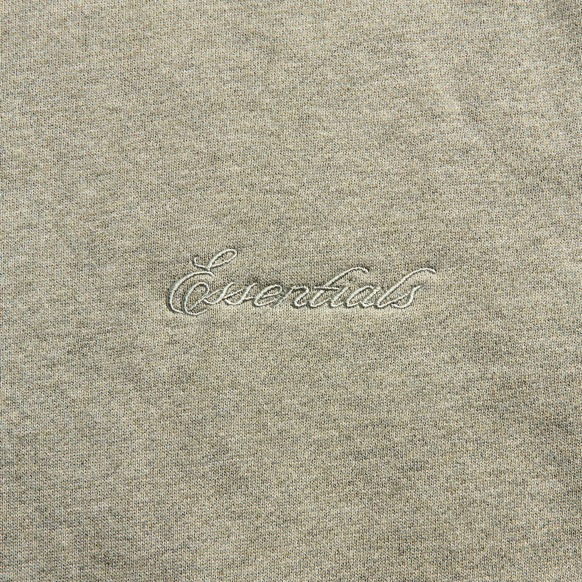 Essentials Signature Classic Full Zip Hoodie - Concrete Heather / Dark Concrete Heather