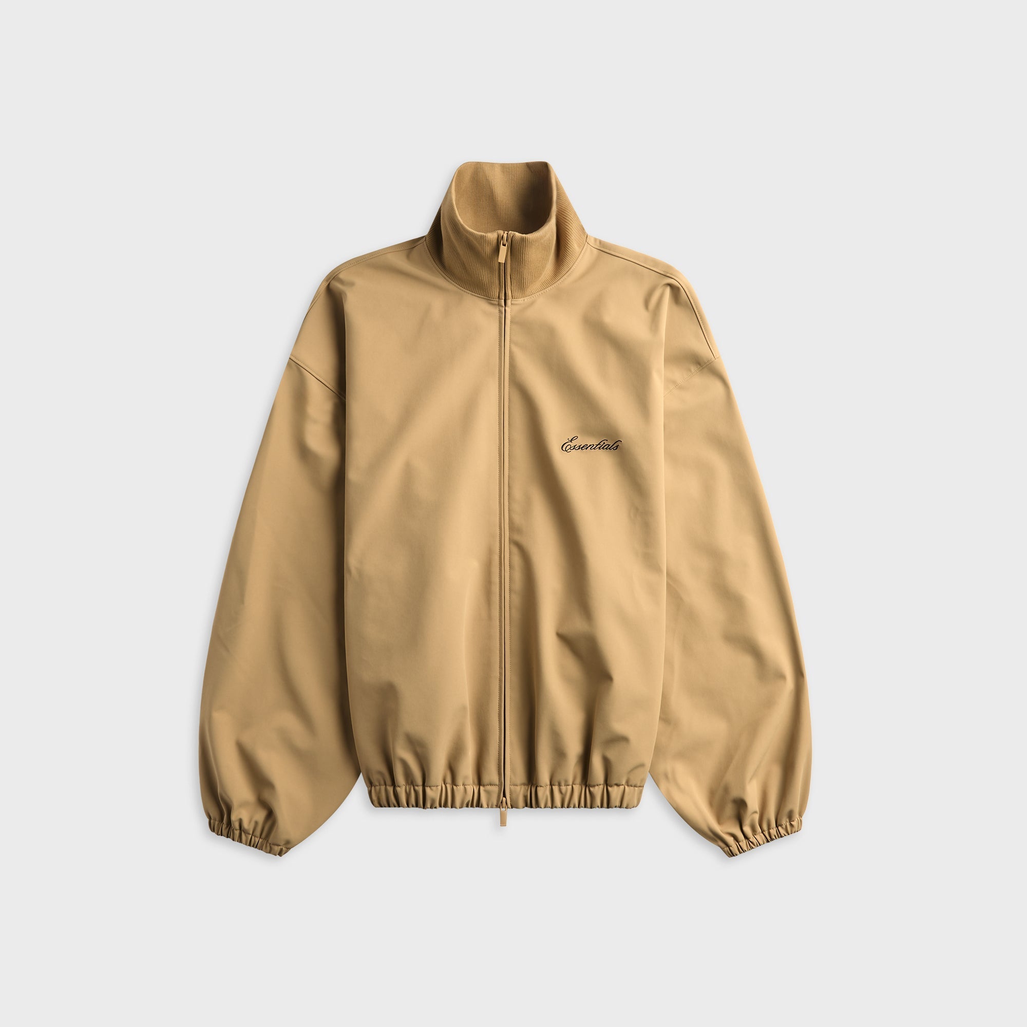 Essentials Signature Full Zip Track Jacket - Dune – Kith
