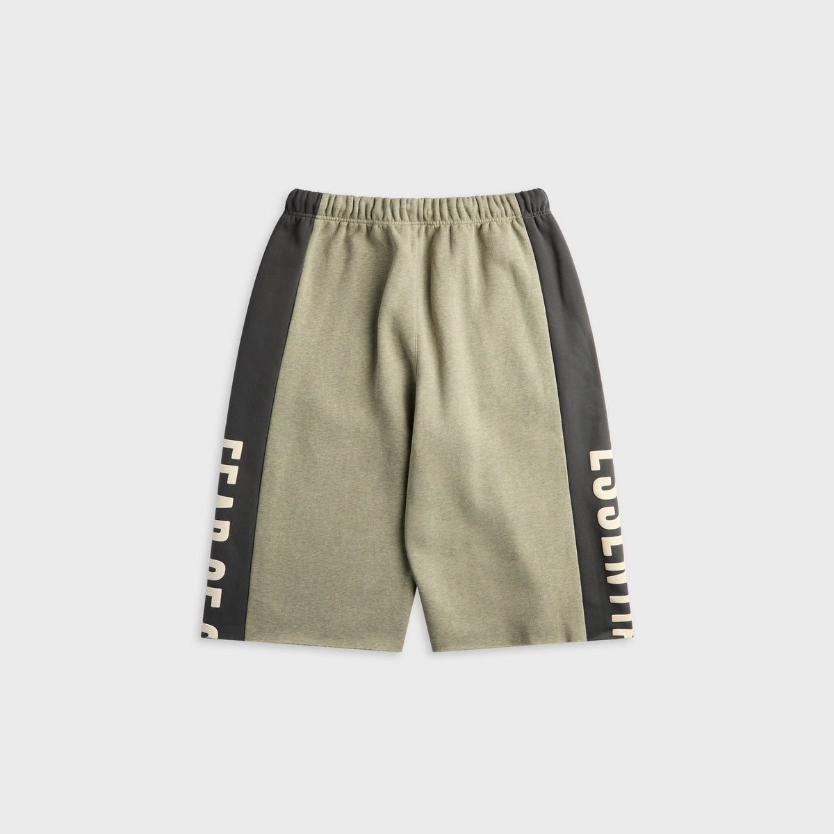 Essentials Panelled Raw Cut Off Sweatpant - Seal Heather / Iron Grey