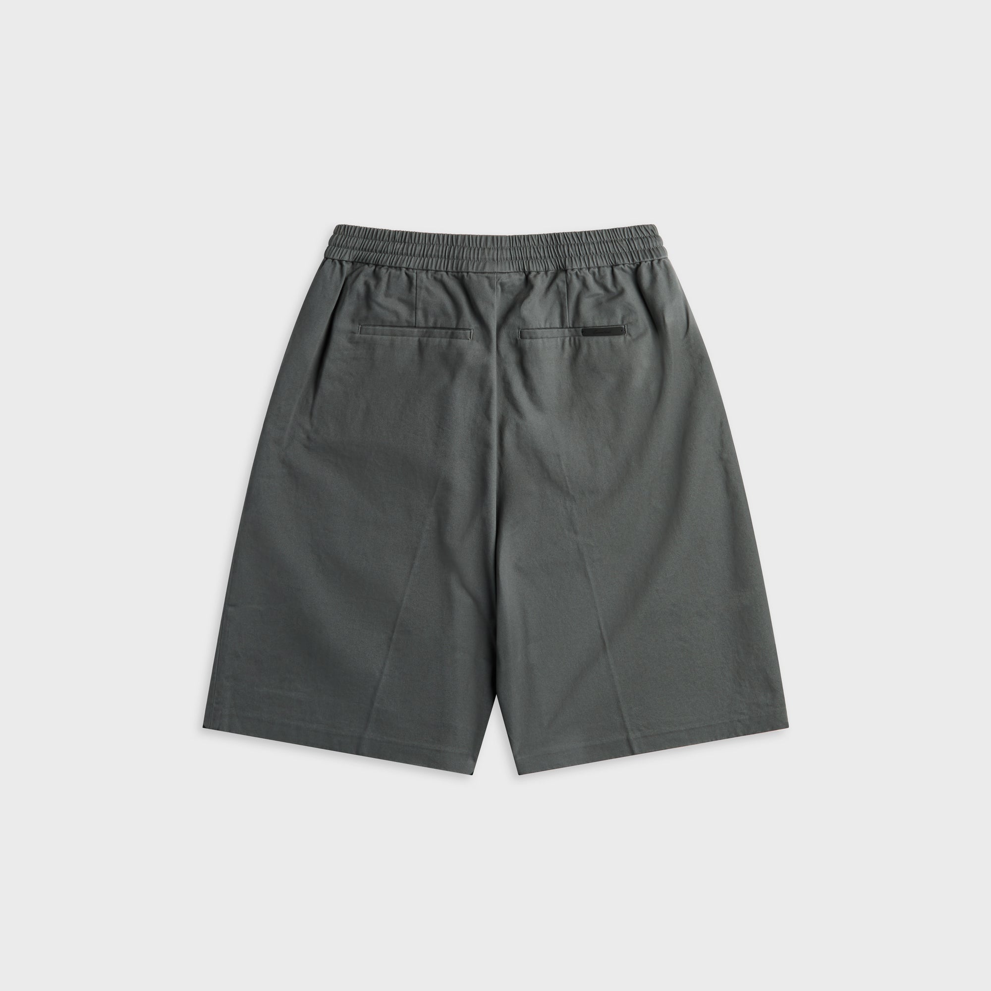 Essentials Cotton Twill Relaxed Drawstring Short - Iron Grey – Kith