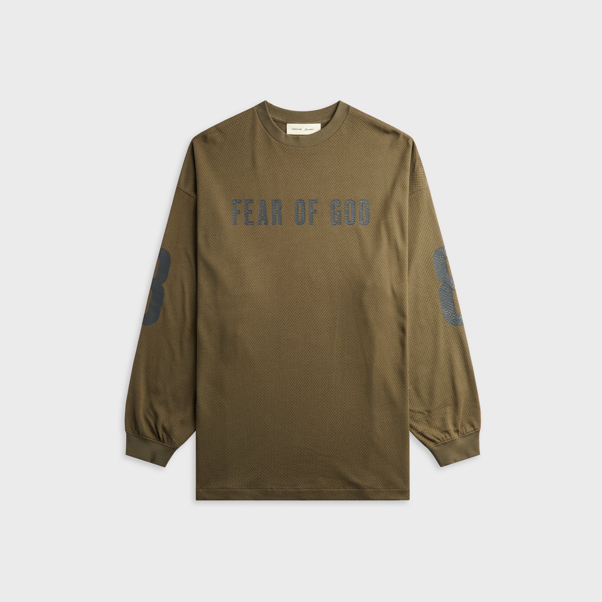 Essentials Sport Mesh Merch Long Sleeve Tee - Moss – Kith