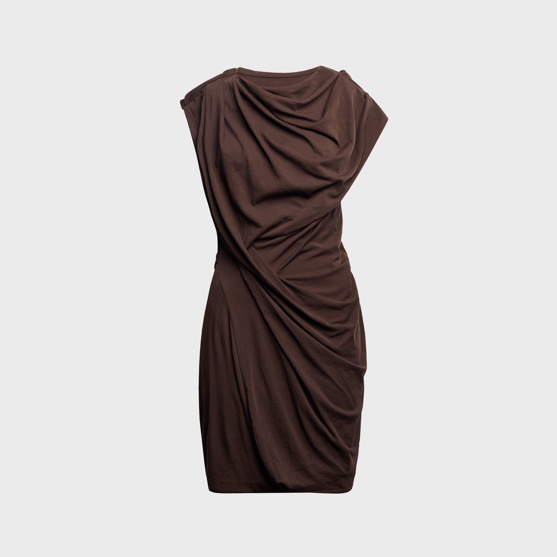 Entire Studios Twist Mini Dress - Demitasse