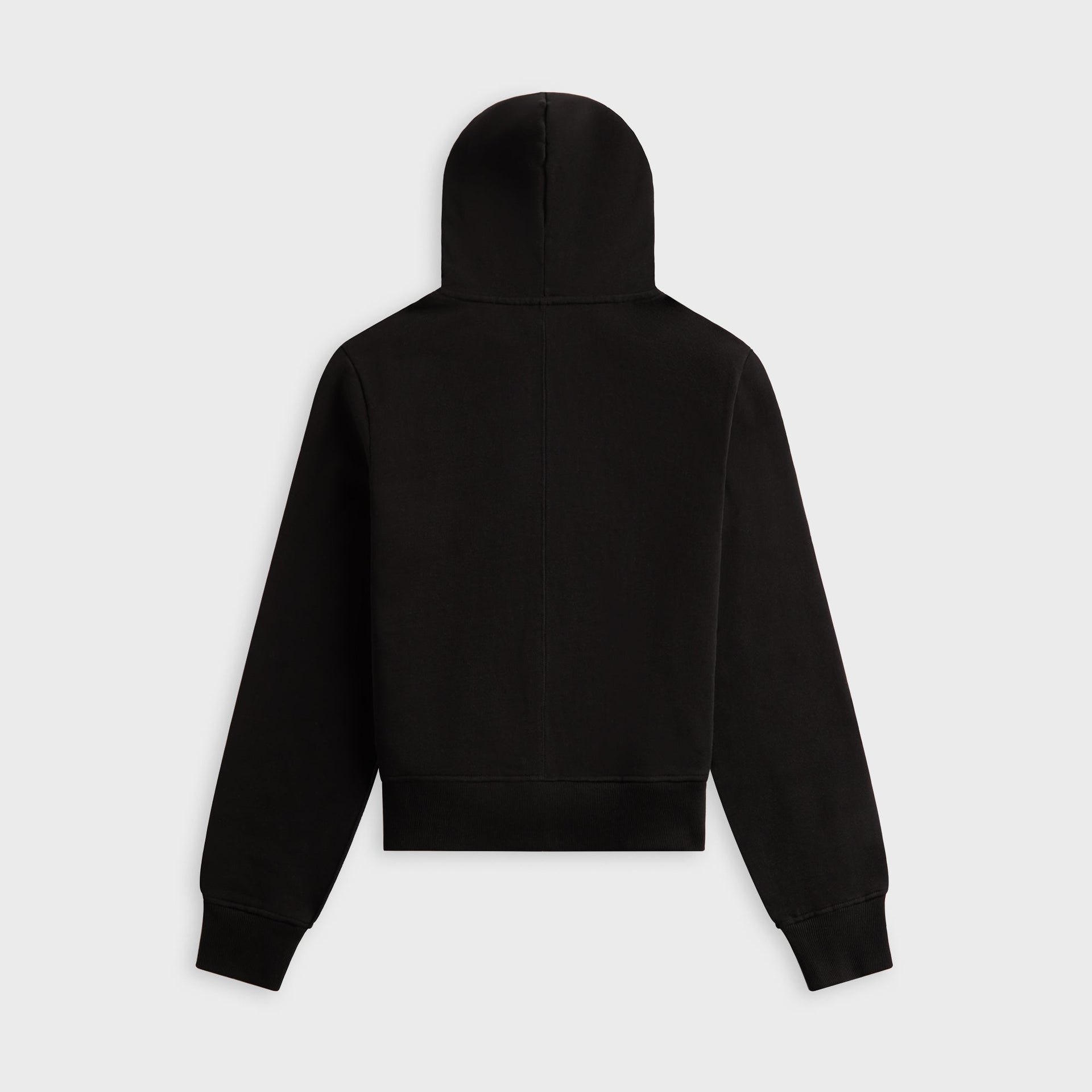 Entire Studios Lightweight Cropped Zip-Up Hoodie - Black