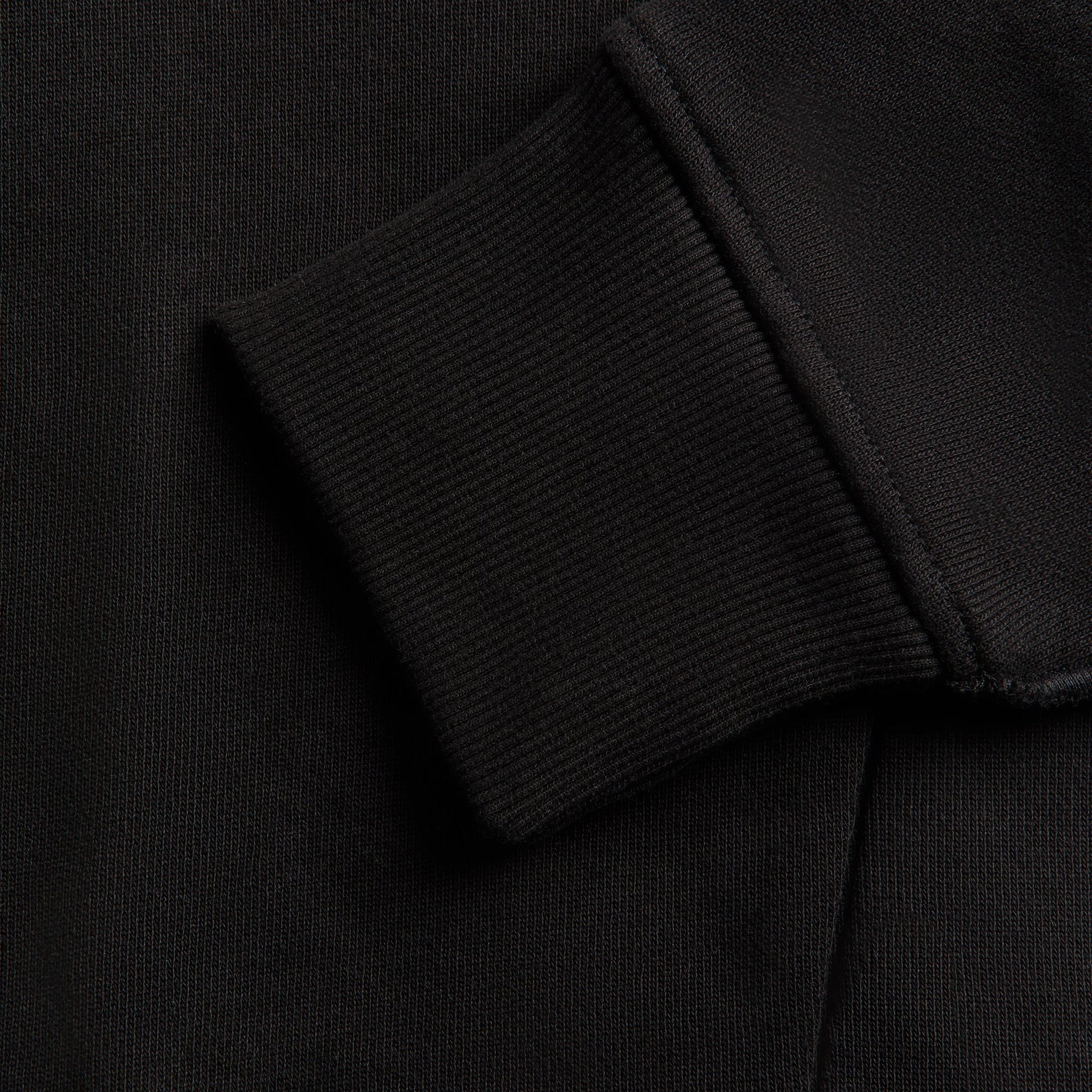 Entire Studios Lightweight Cropped Zip-Up Hoodie - Black