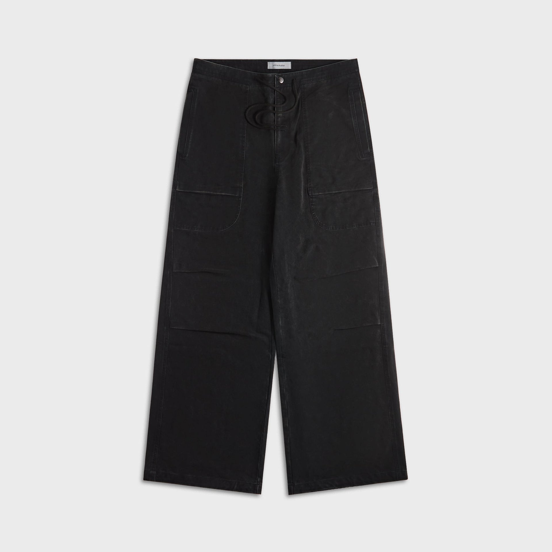 Entire Studios Barren Cargo Pants - Washed Black
