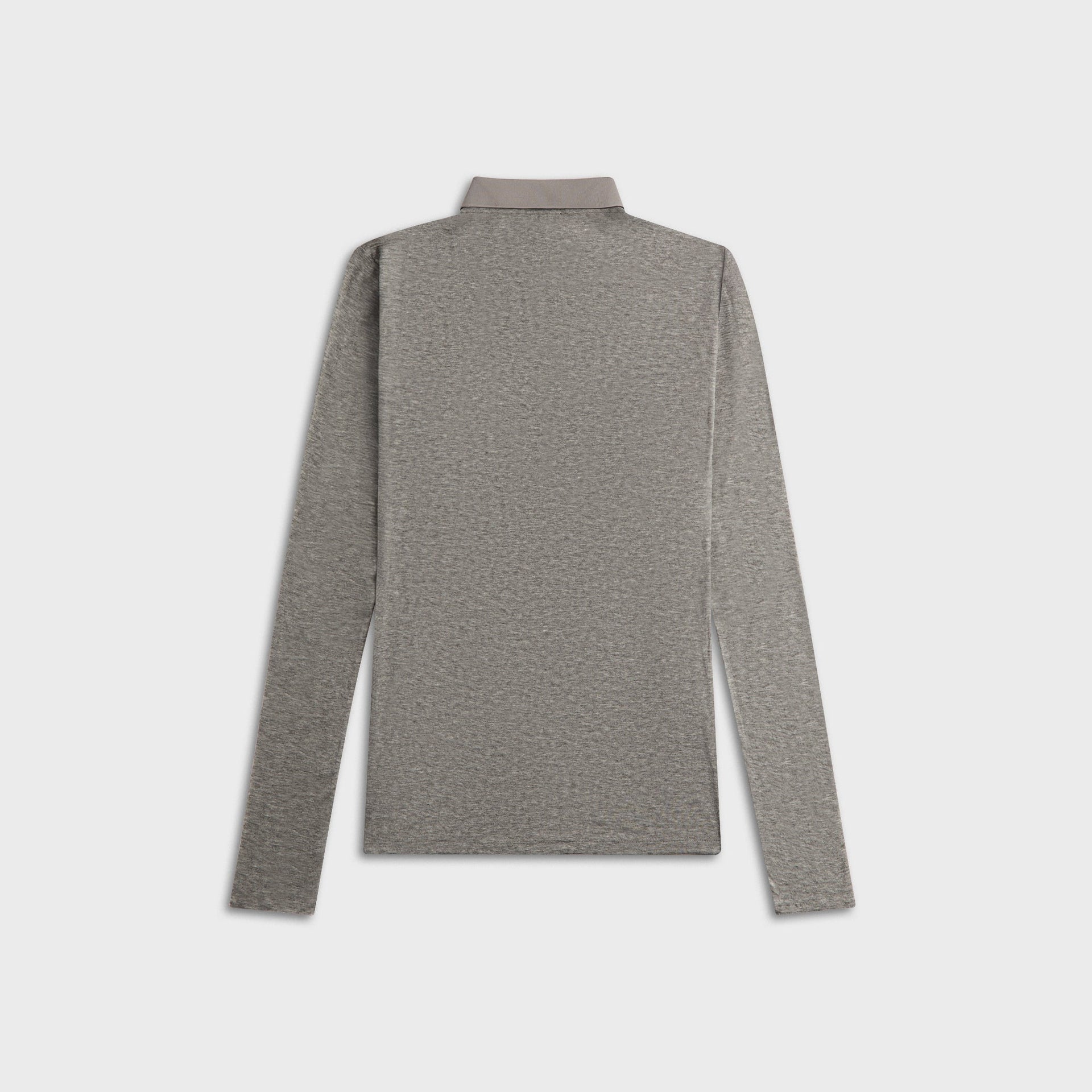 Entire Studios Longsleeve Polo - Silver Grain